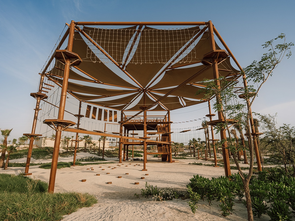 image of a Challenge Course, image courtesy of Miraval Red Sea