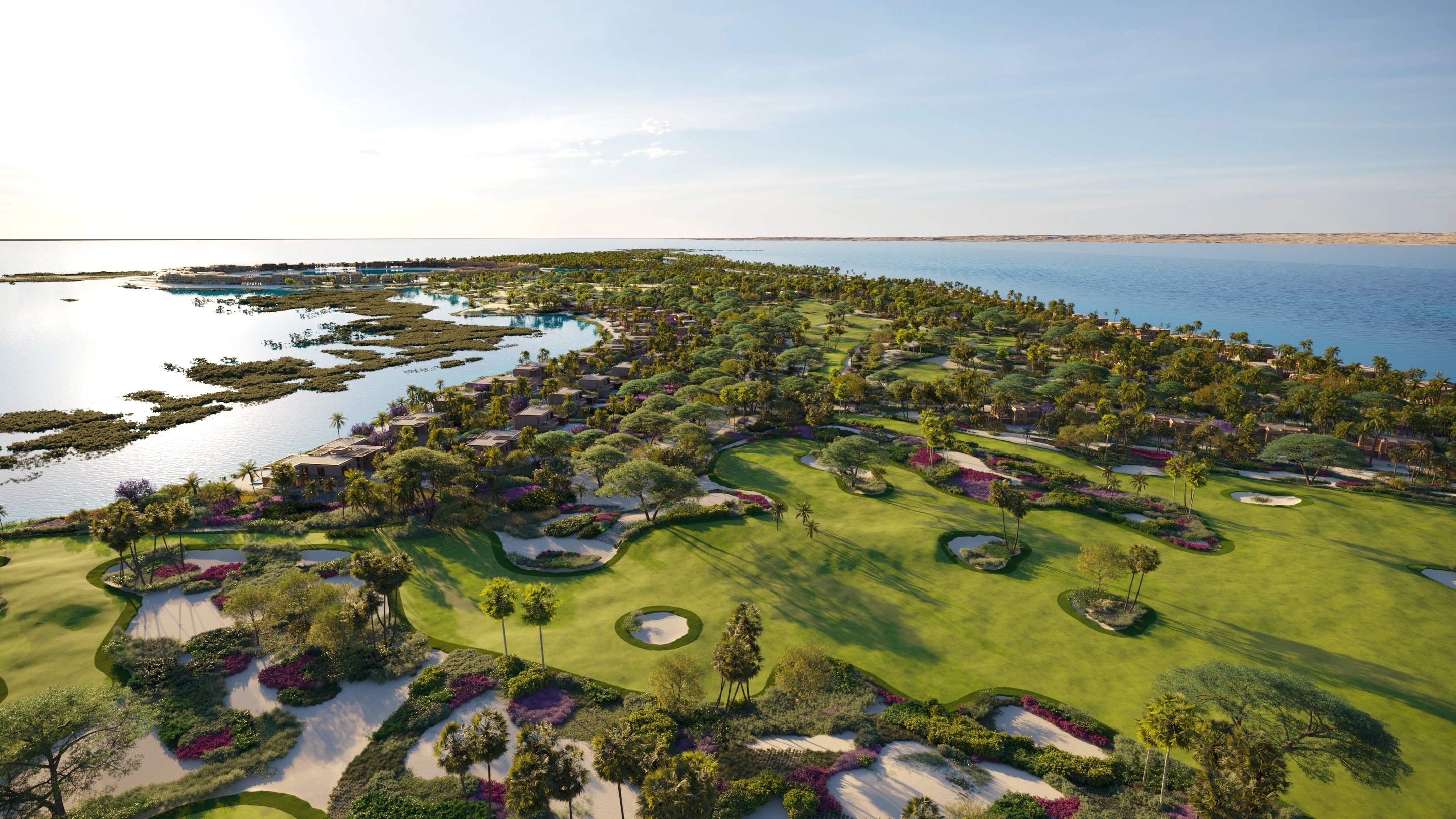 image of Shura Links golf course, image courtesy of Shura Links Red Sea