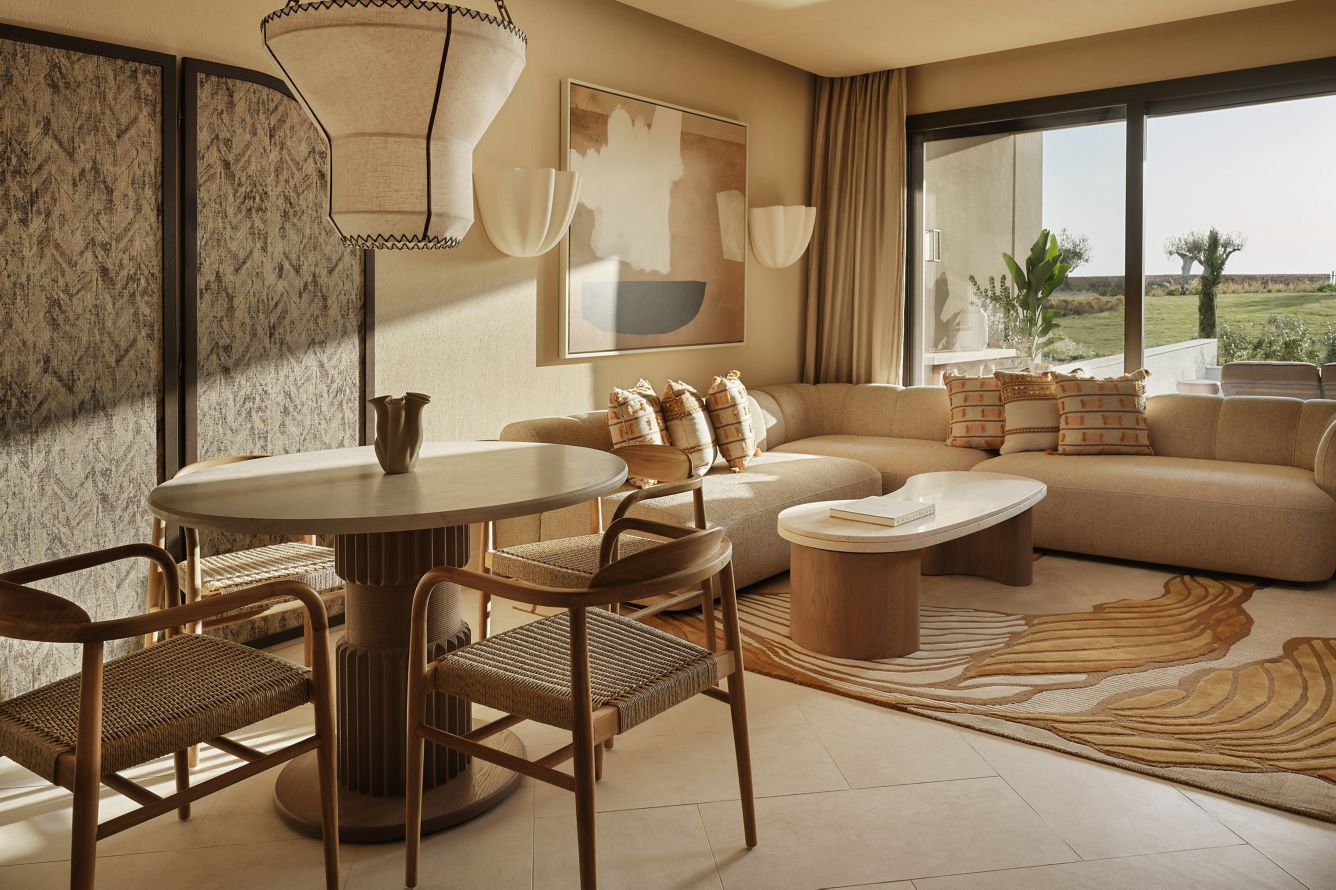 image of the Selene Suite, image courtesy of Amoh, a Luxury Collection, Rhodes