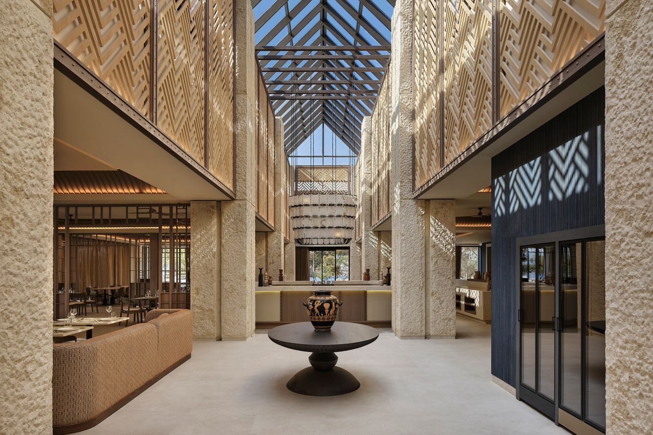 image of dining venue Lithos, image courtesy of Amoh, a Luxury Collection, Rhodes