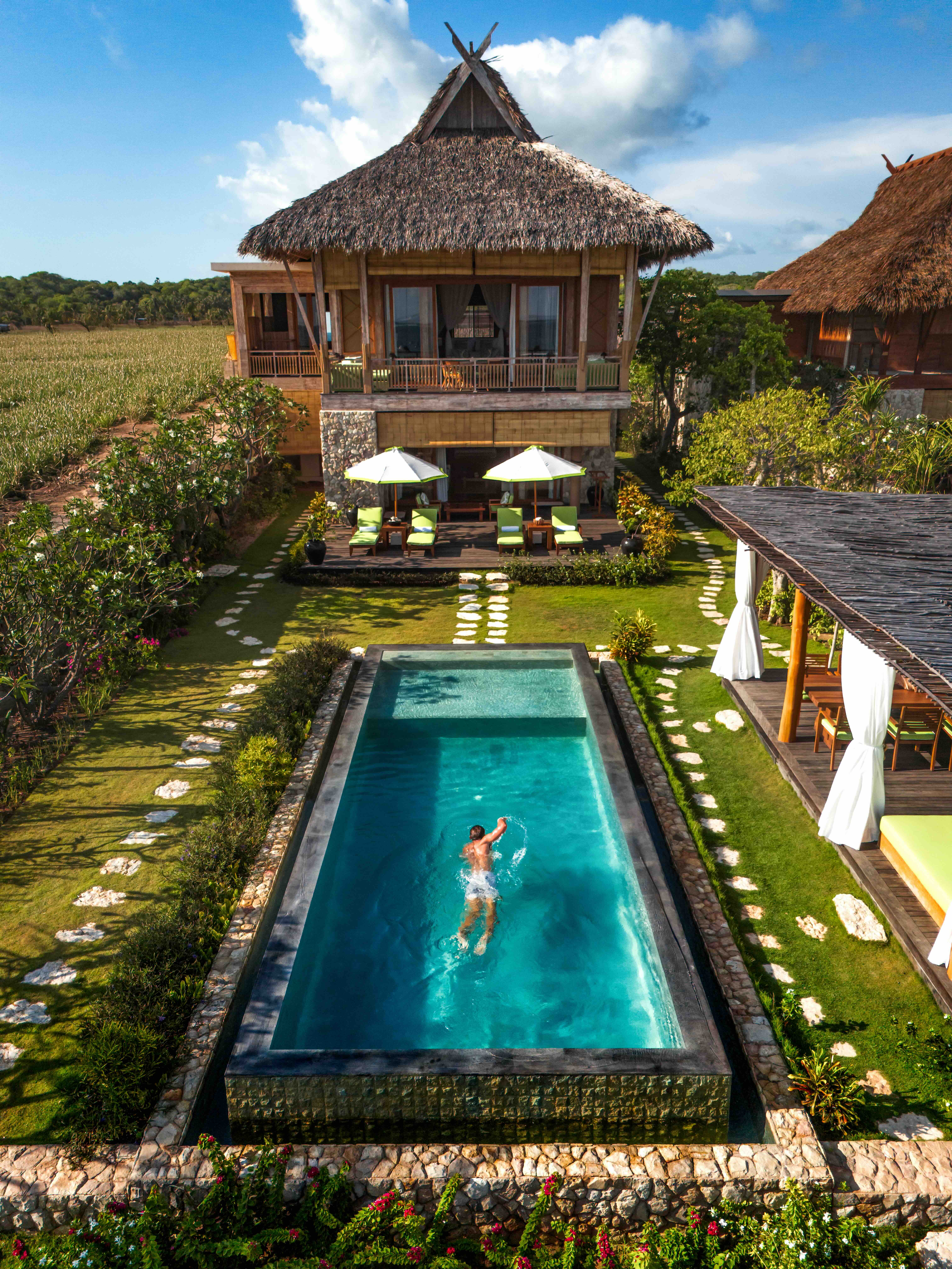 image of a Villa Exterior, image courtesy of Joe Kelly, NIHI Rote & Hospitality Academy