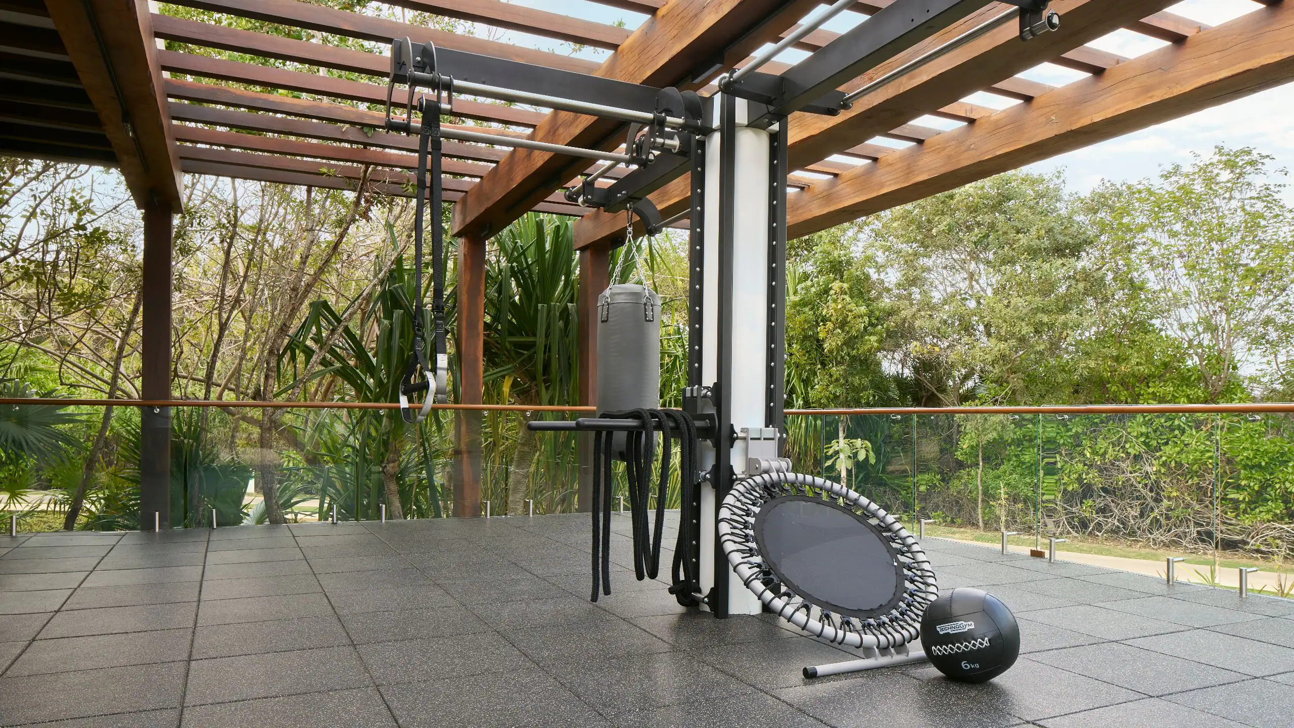 image of the Fitness Center, image courtesy of Alila Mayakoba