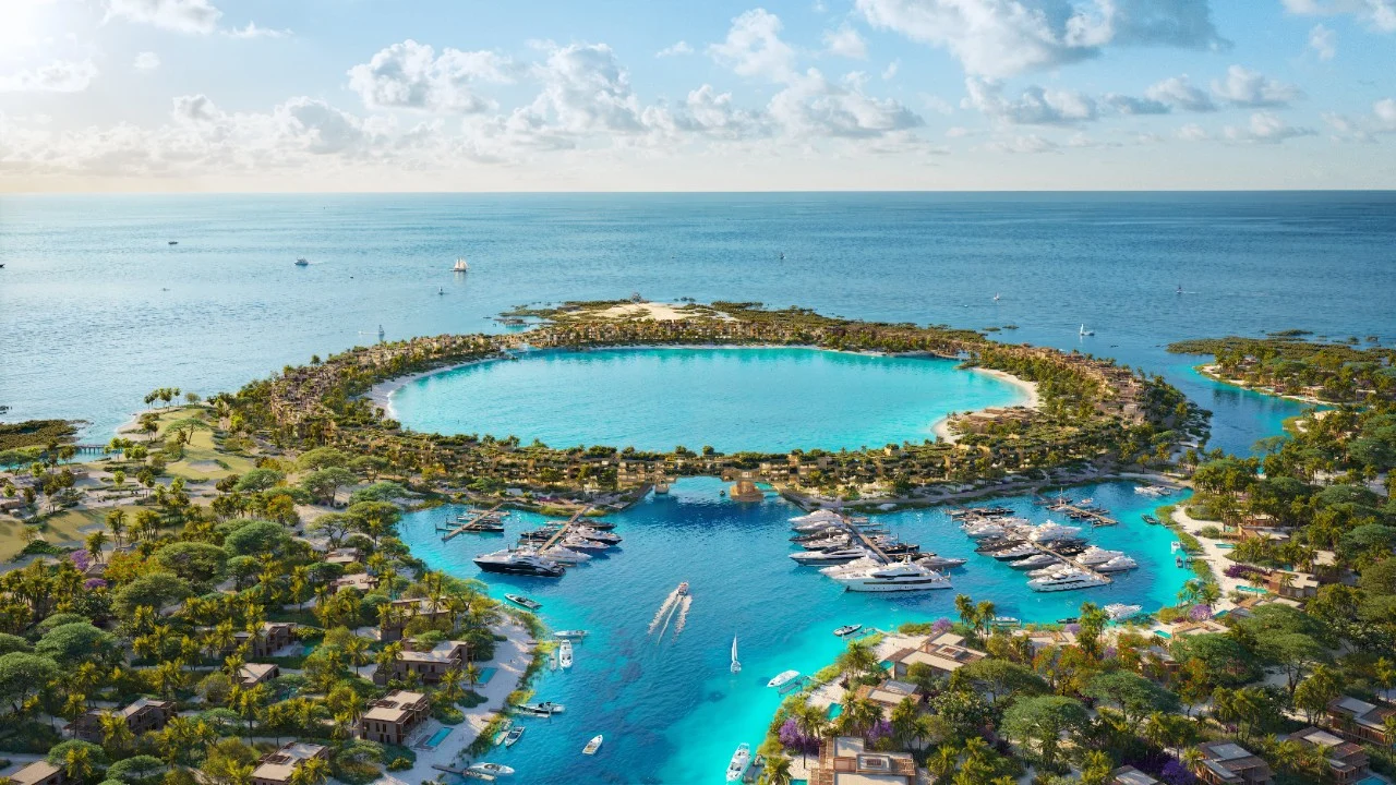 image of Shura Island Resorts, image courtesy of Red Sea Global