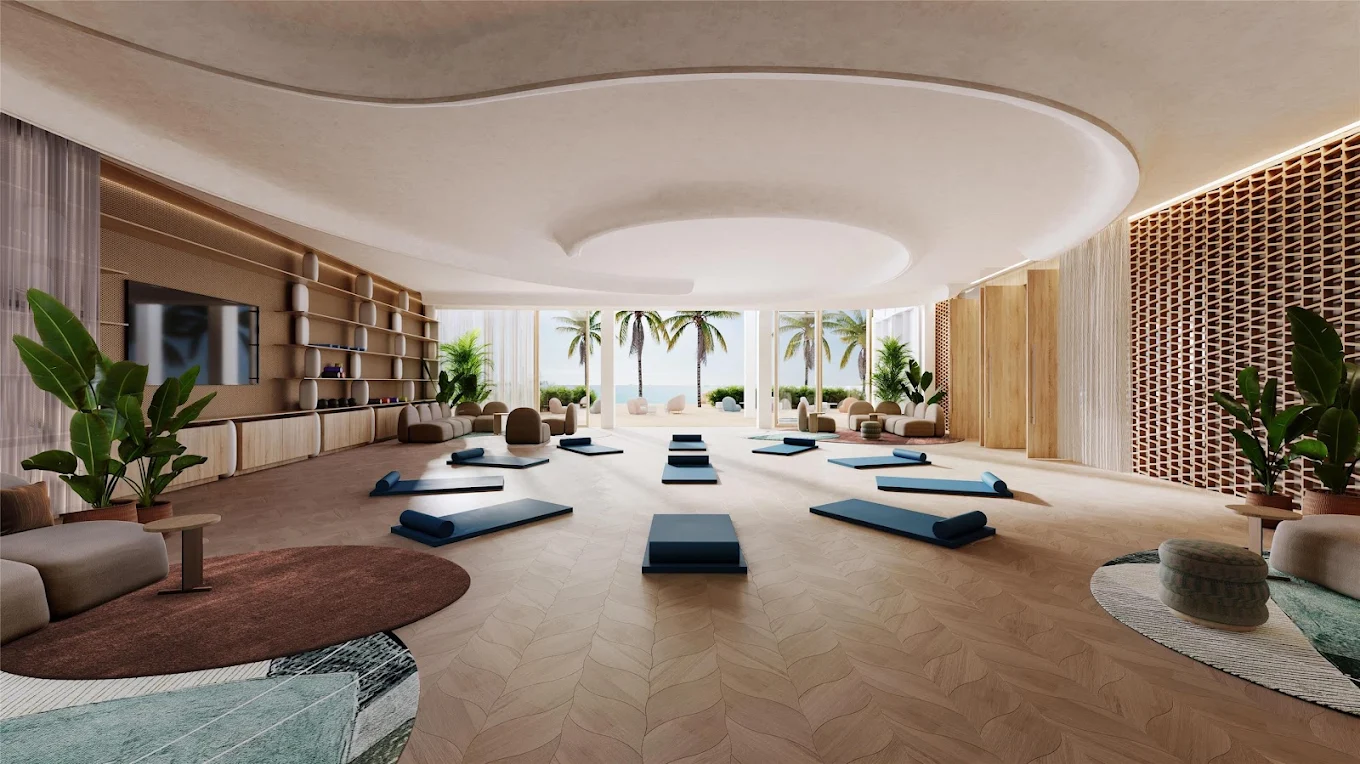 image of the Yoga and Breathwork Space, image courtesy of Miraval Red Sea