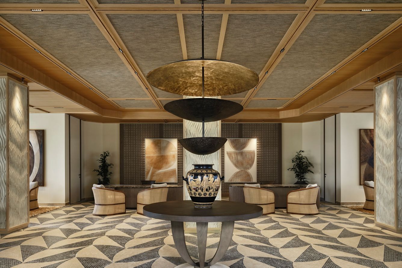 image of the Reception, image courtesy of Amoh, a Luxury Collection, Rhodes