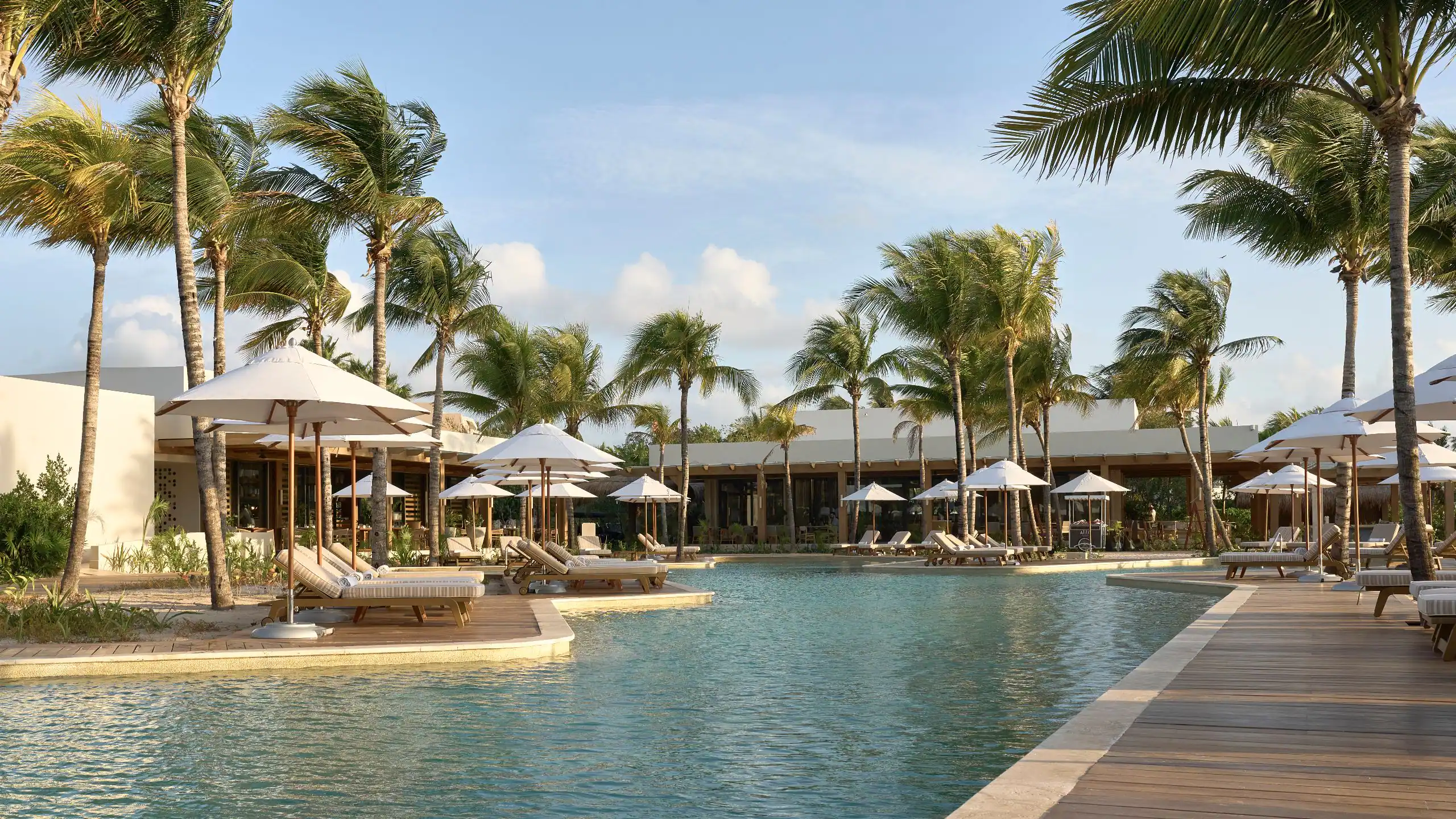 image of the Pool Deck, image courtesy of Alila Mayakoba