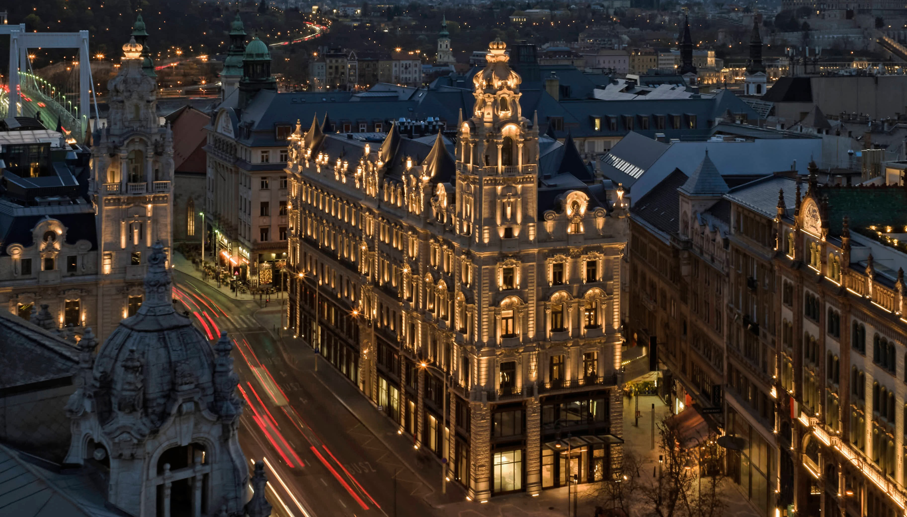 image of the Resort Exterior, Klotild Palace, image courtesy of The St. Regis Budapest
