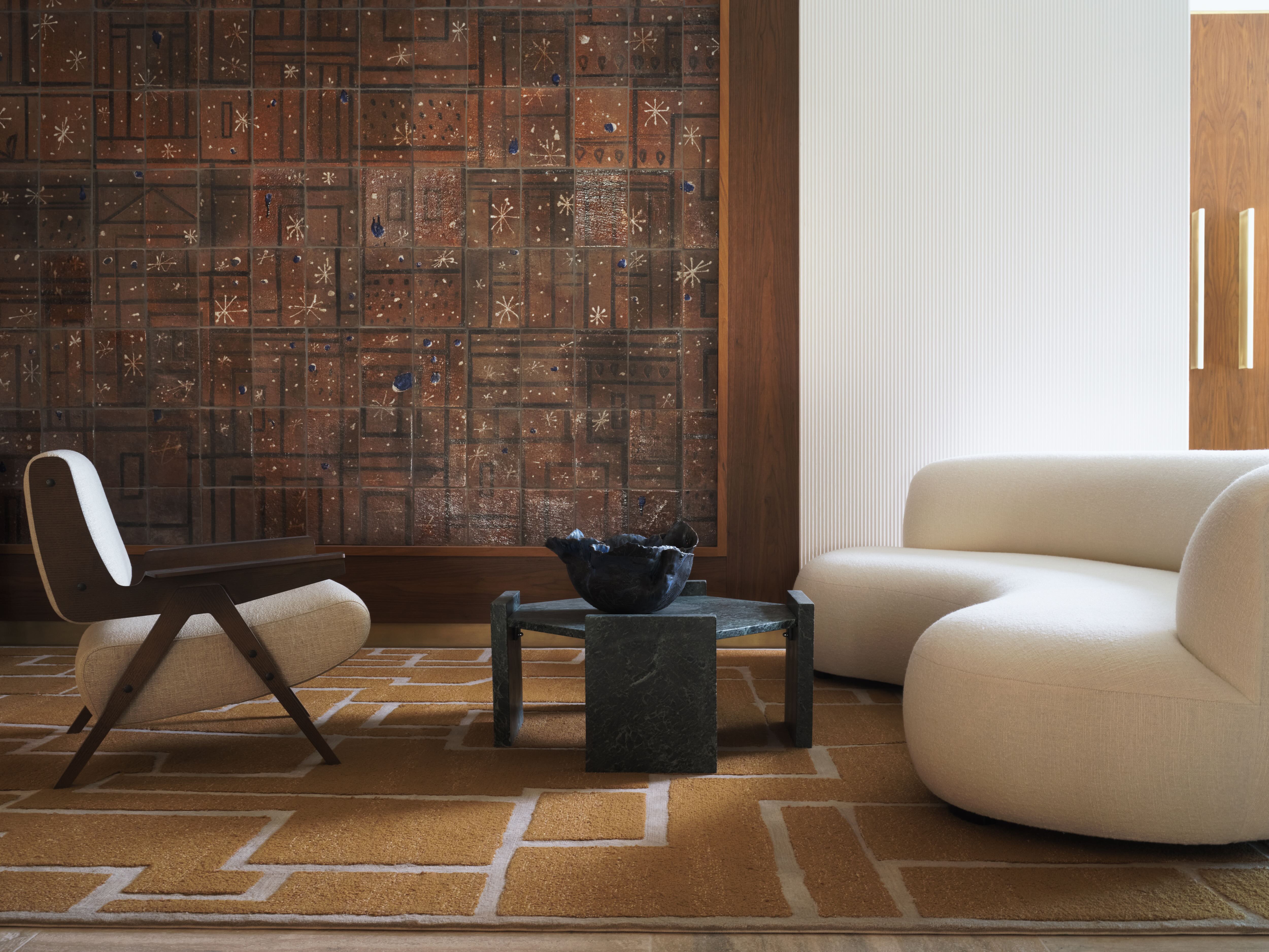 image of the Lobby Seating, image courtesy of Conrad Athens The Ilisian