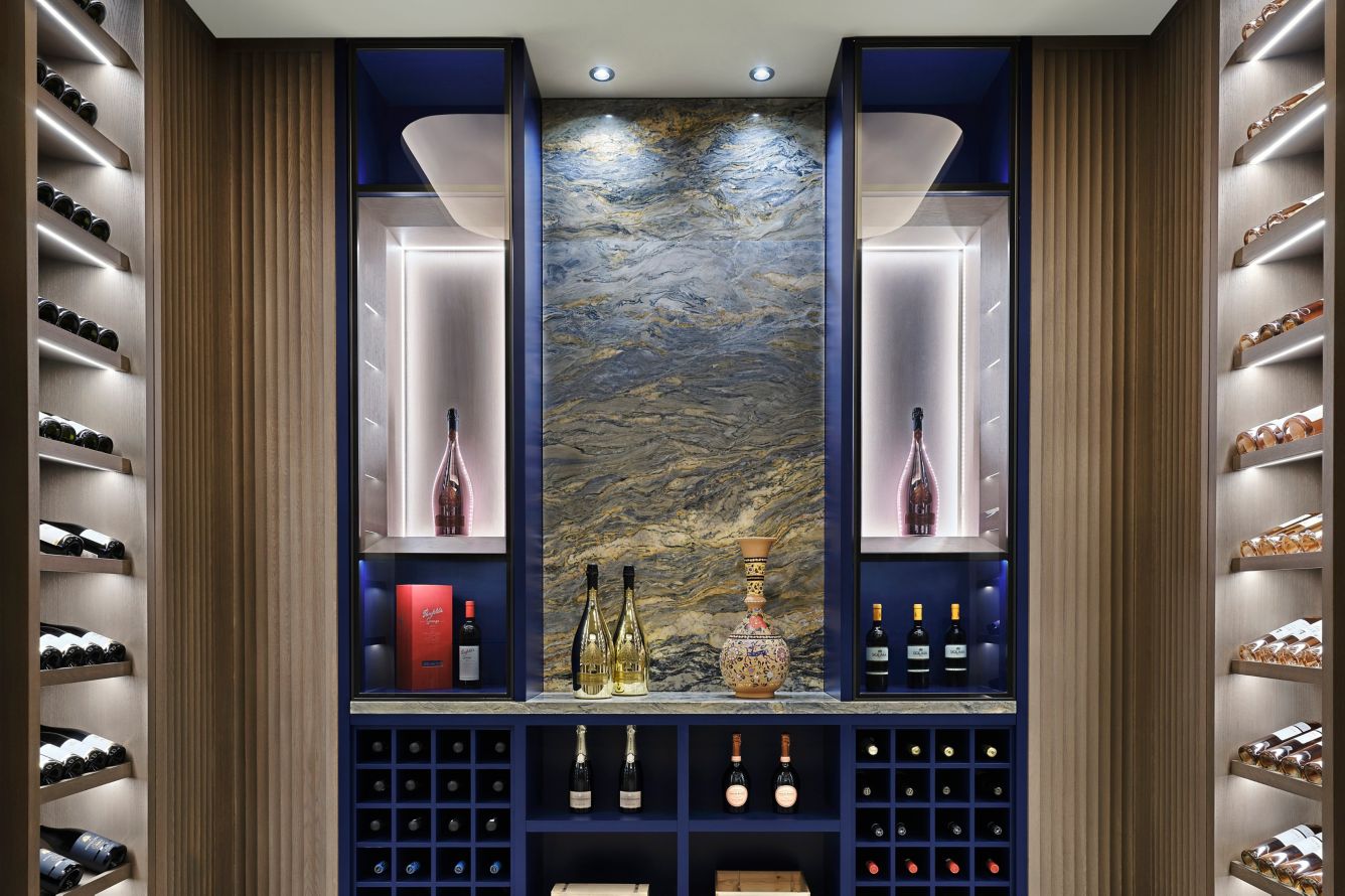 image of the Wine Cellar, image courtesy of Amoh, a Luxury Collection, Rhodes