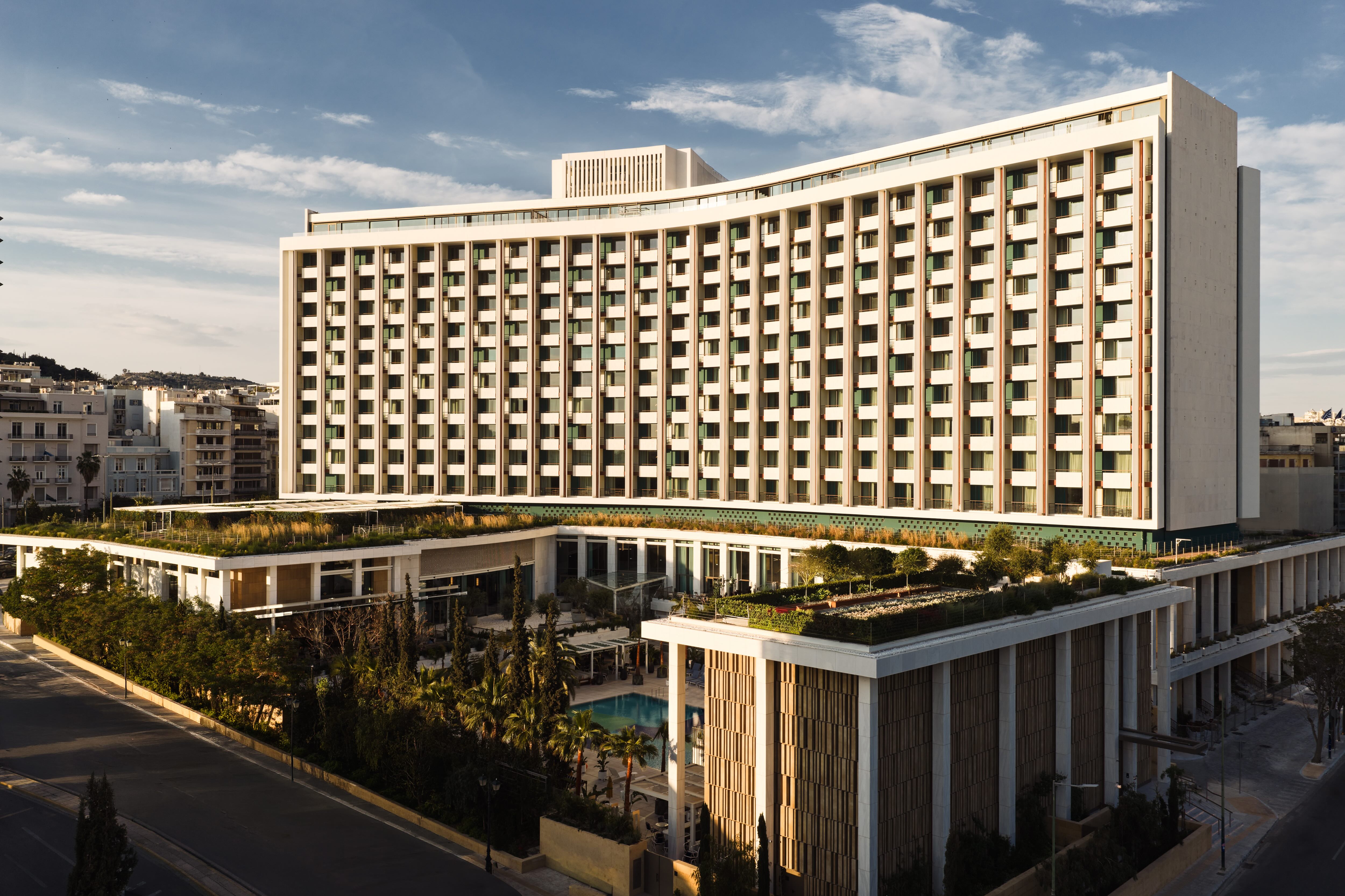 image of the Property Exterior, image courtesy of Conrad Athens The Ilisian