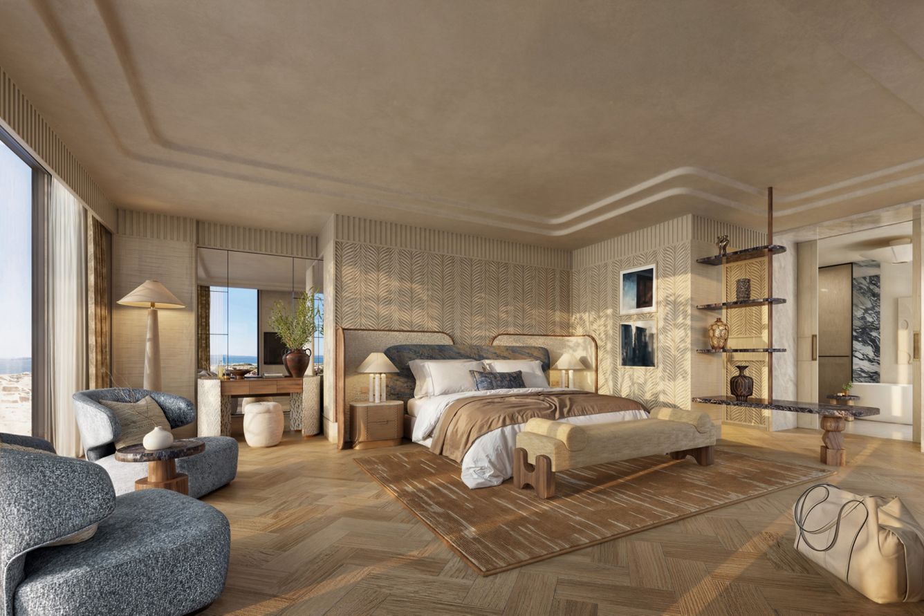 image of the Presidential Suite, image courtesy of Amoh, a Luxury Collection, Rhodes