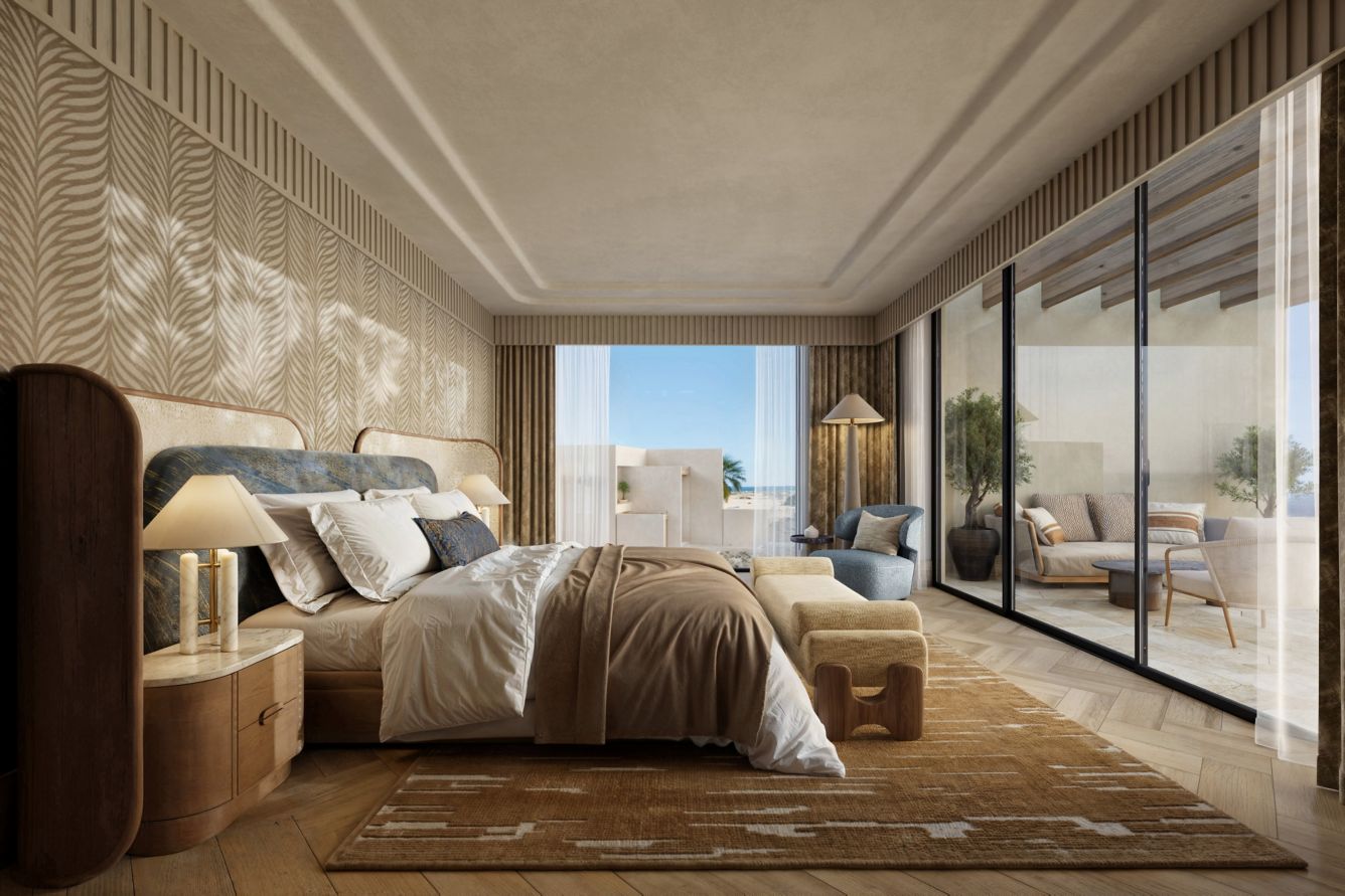 image of the Galene Suite, image courtesy of Amoh, a Luxury Collection, Rhodes