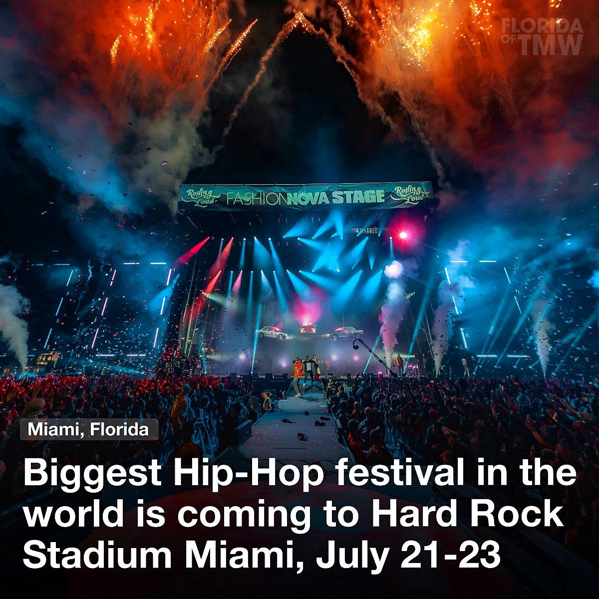 Biggest Hip-Hop festival in the world is coming to Hard Rock Stadium Miami, July 21-23
