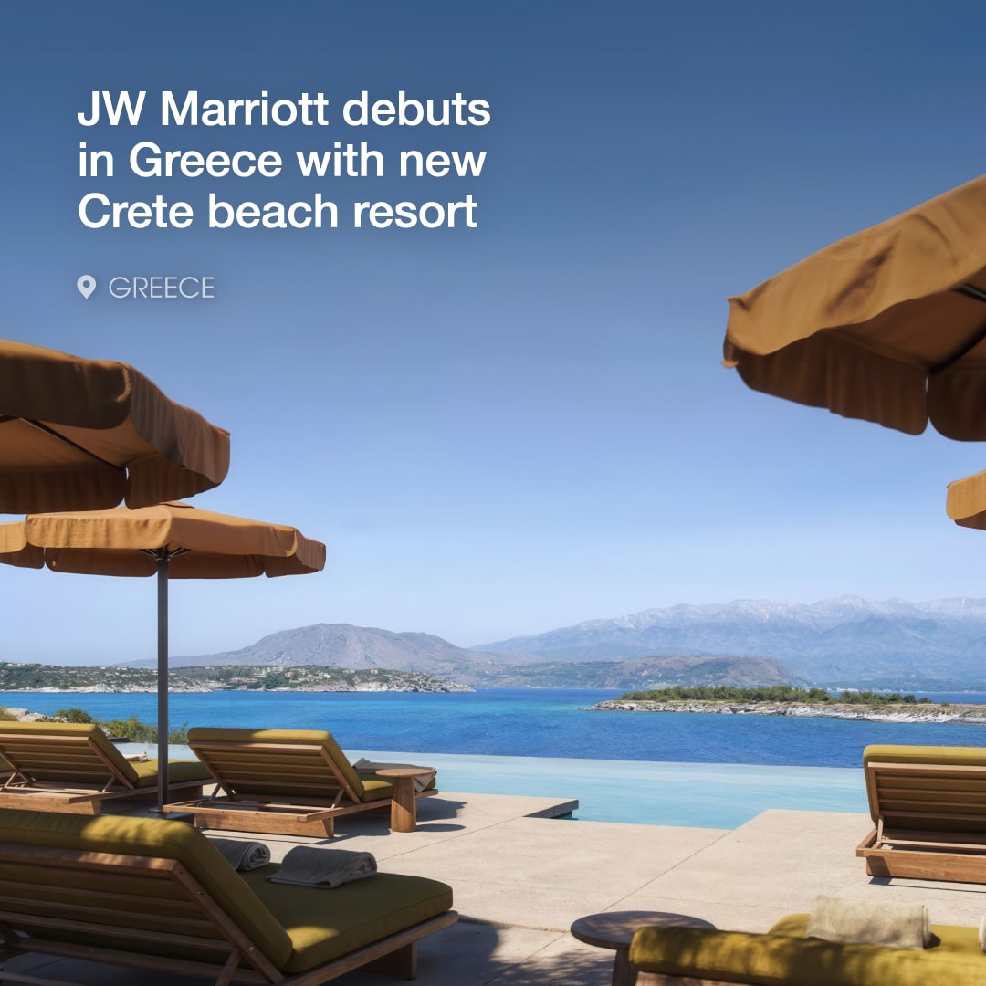 JW Marriott debuts in Greece with new Crete beach resort