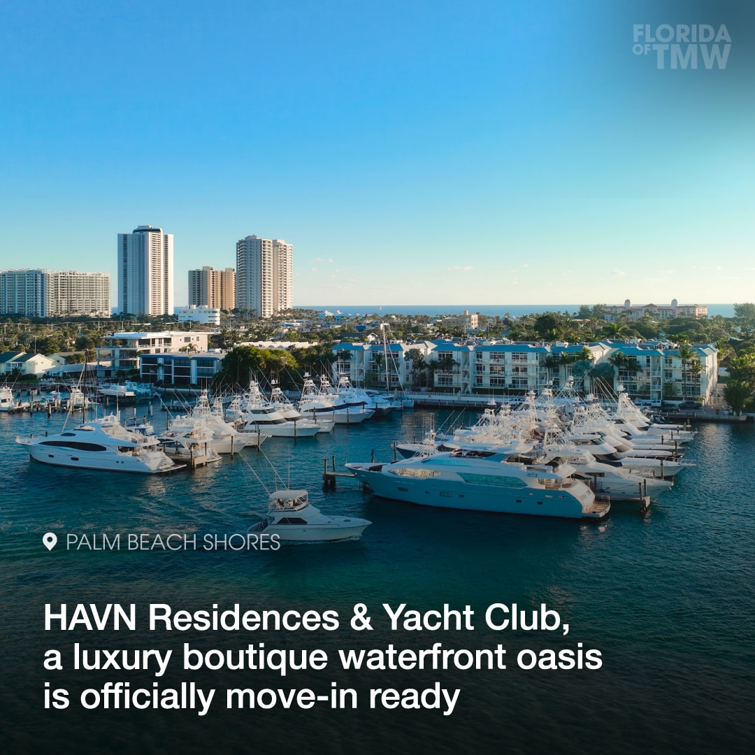 HAVN Residences & Yacht Club, a luxury boutique waterfront oasis is officially move-in ready