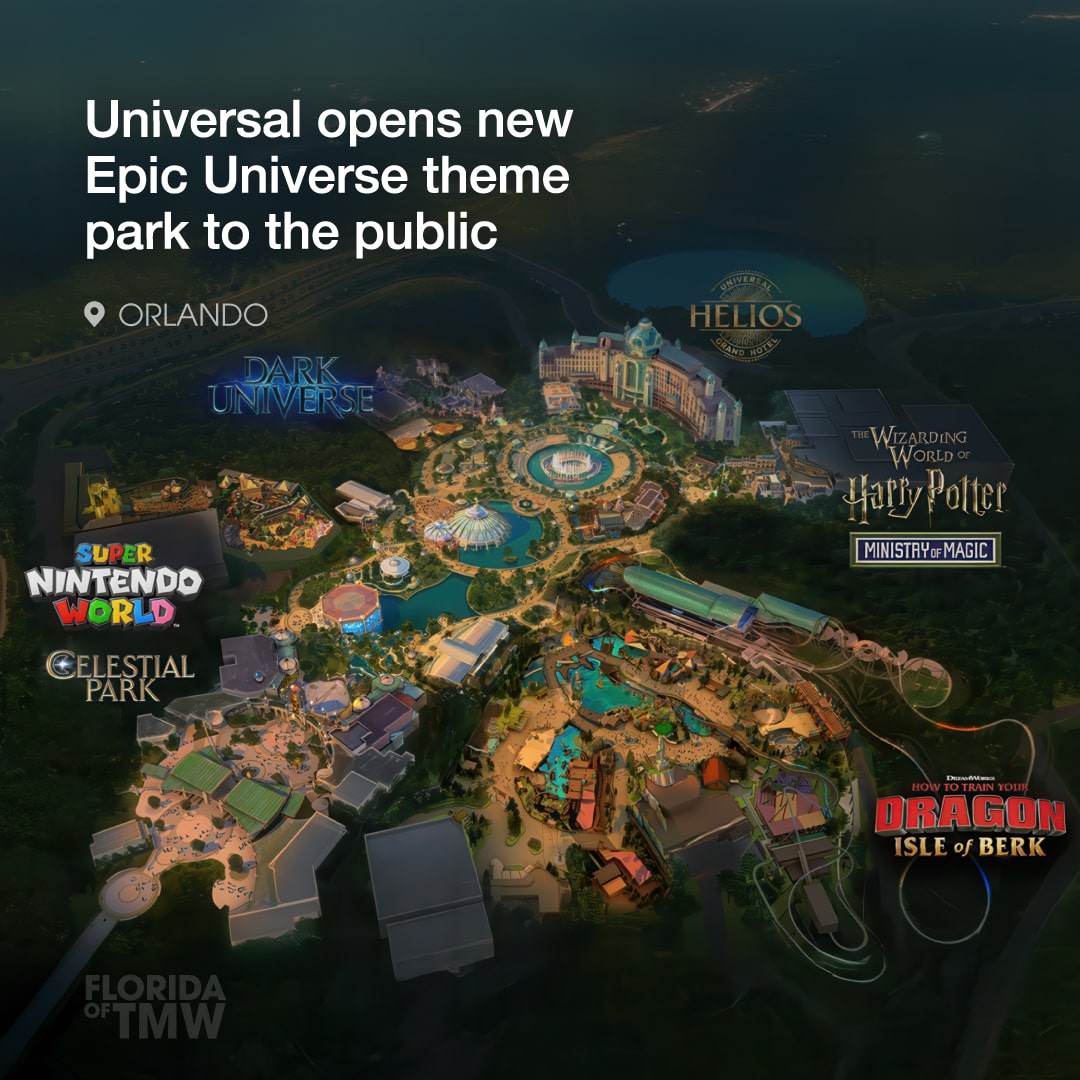 Universal opens new Epic Universe theme park to the public