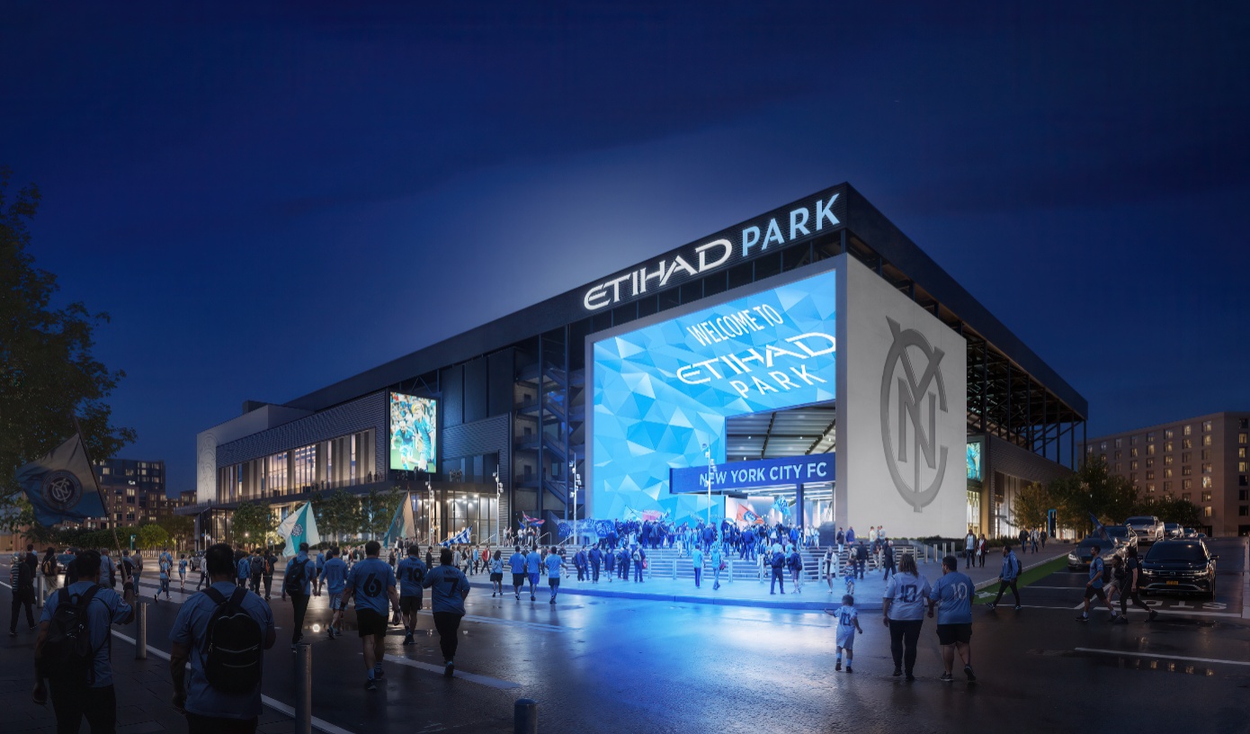 Etihad Park is transforming into Queens' fully electric stadium and future home of NYCFC
