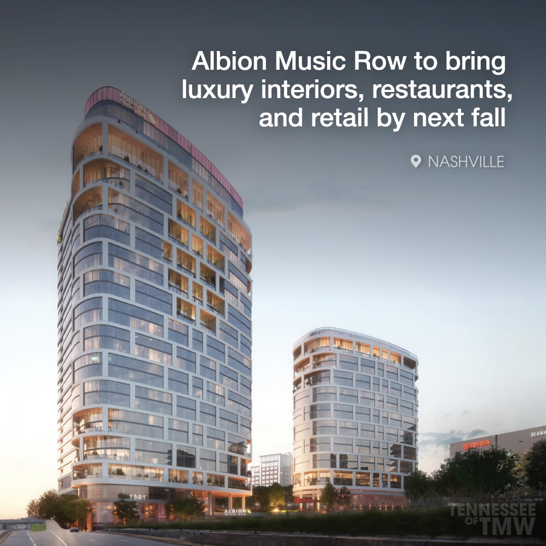Albion Music Row to bring luxury interiors, restaurants, and retail by next fall 