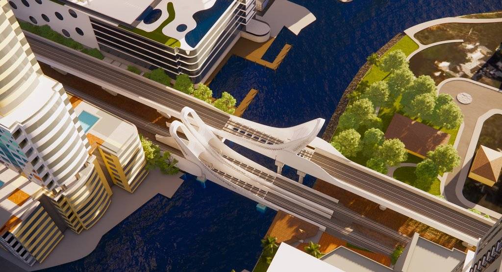 New River bridge designs revealed for future commuter rail linking Jupiter to Miami