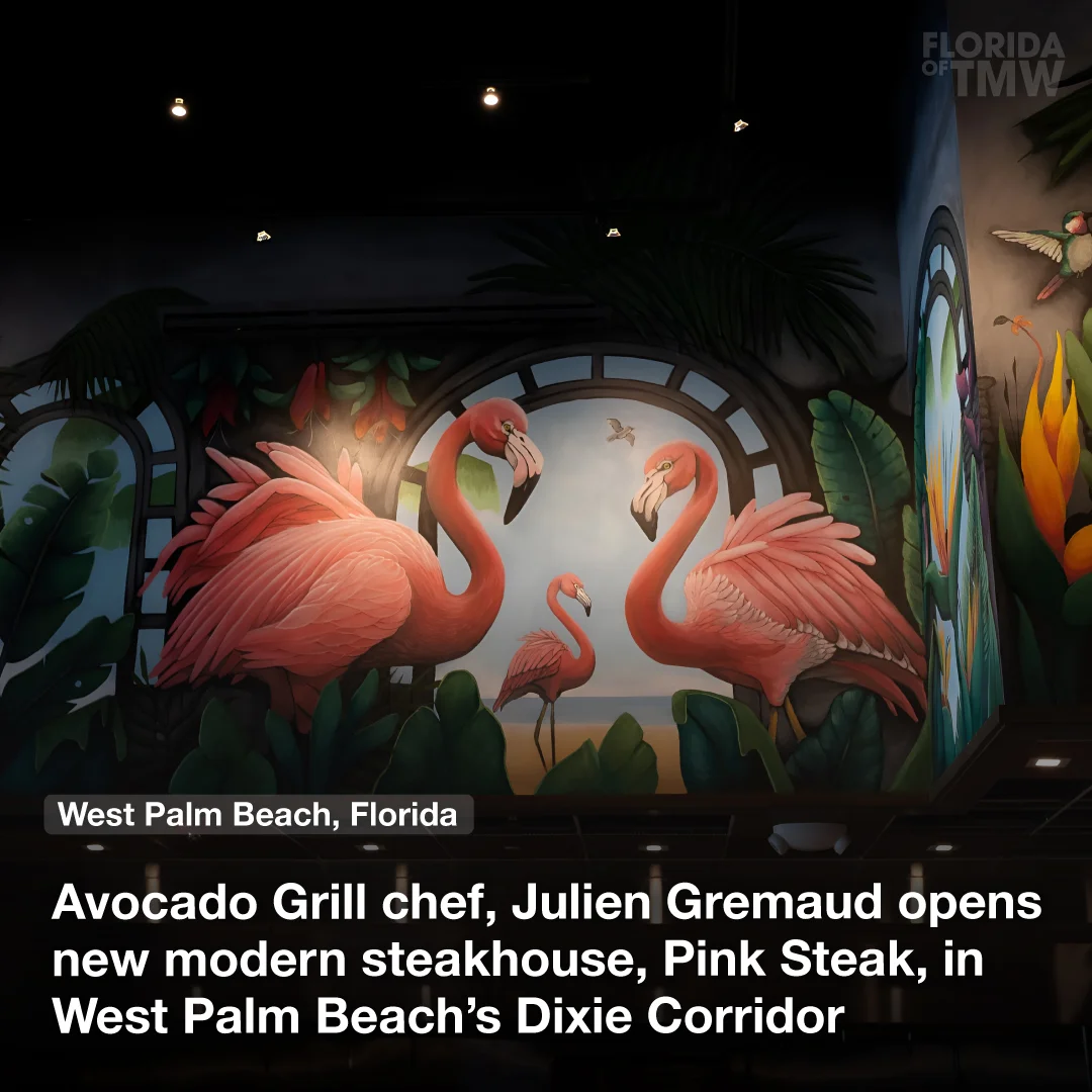 Avocado Grill chef, Julien Gremaud opens new modern steakhouse, Pink Steak, in West Palm Beach’s Dixie Corridor 