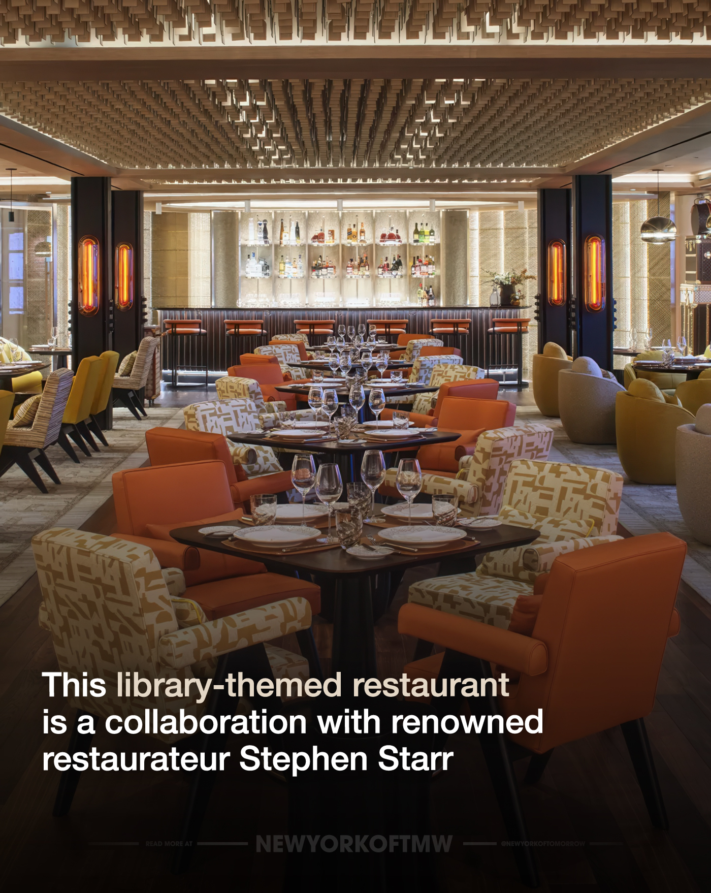 Louis Vuitton opens its first United States restaurant, Le Café Louis Vuitton, in Midtown Manhattan 