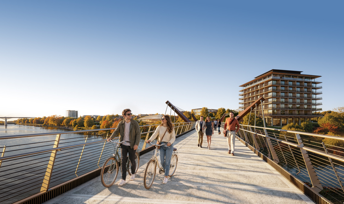 Oracle unveils new look at Nashville’s Foster+Partners-designed pedestrian bridge