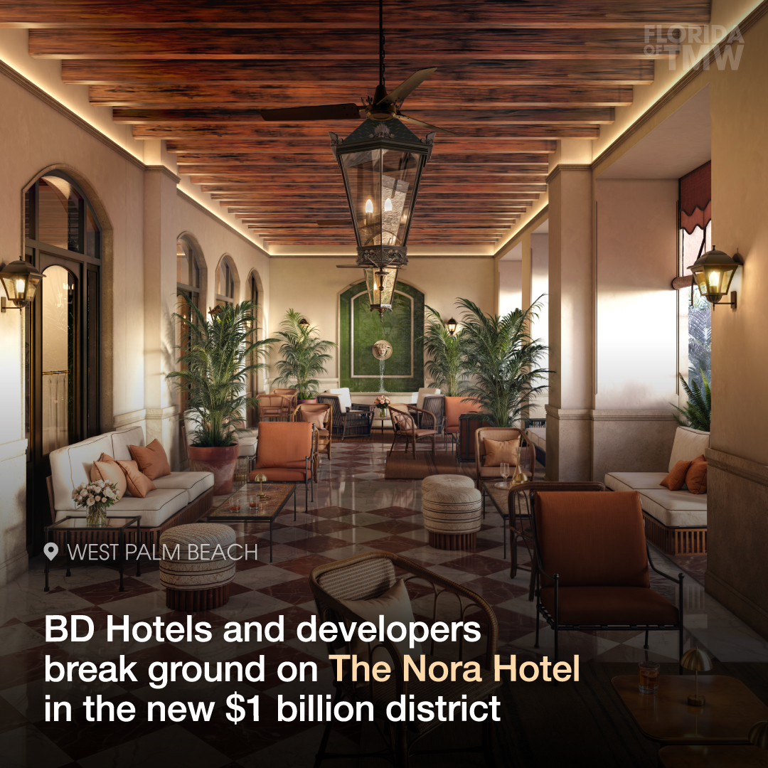 BD Hotels and developers break ground on The Nora Hotel in the new $1 billion Nora District in West Palm Beach