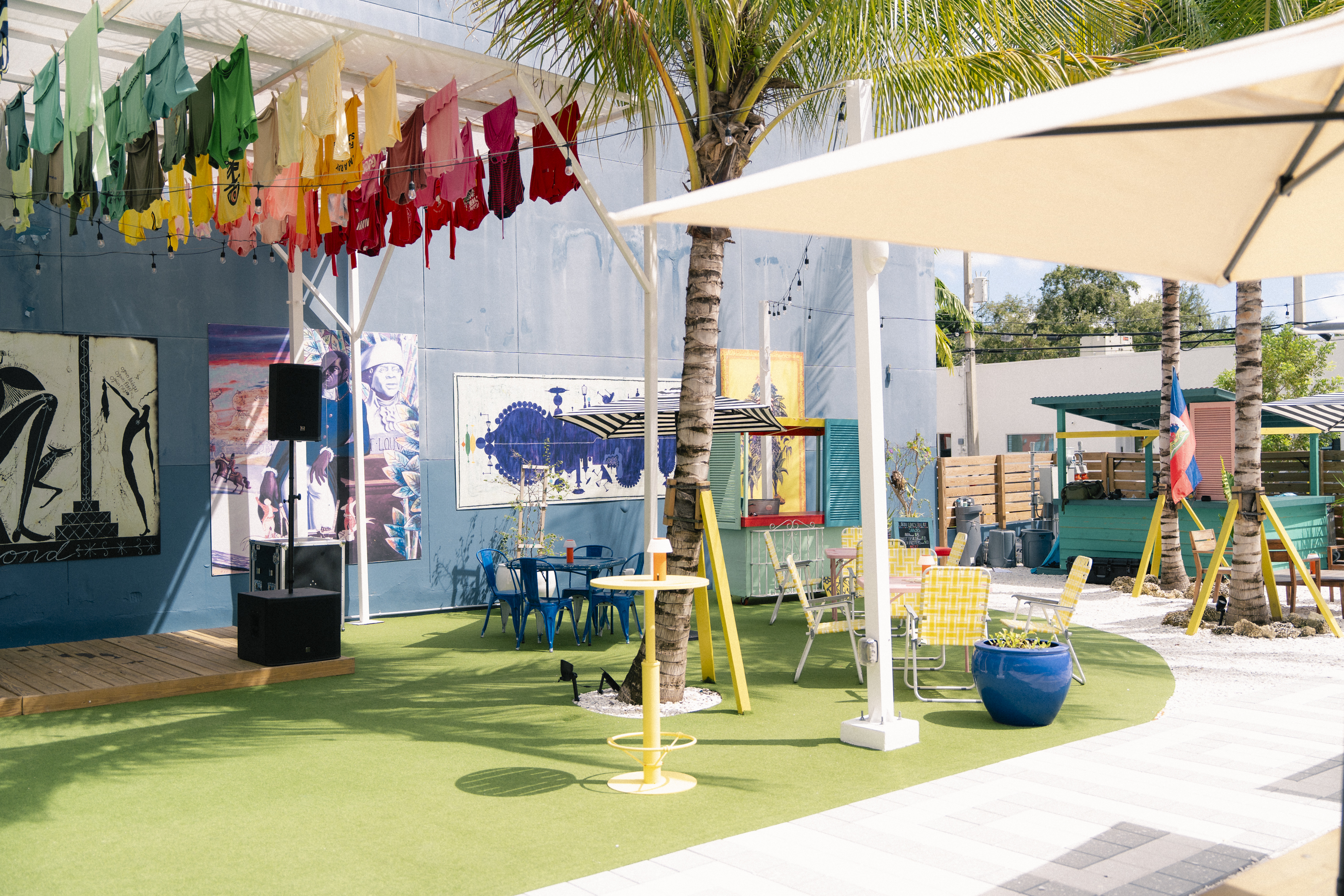 Inside Lakou Miami, Little Haiti's backyard for food and music