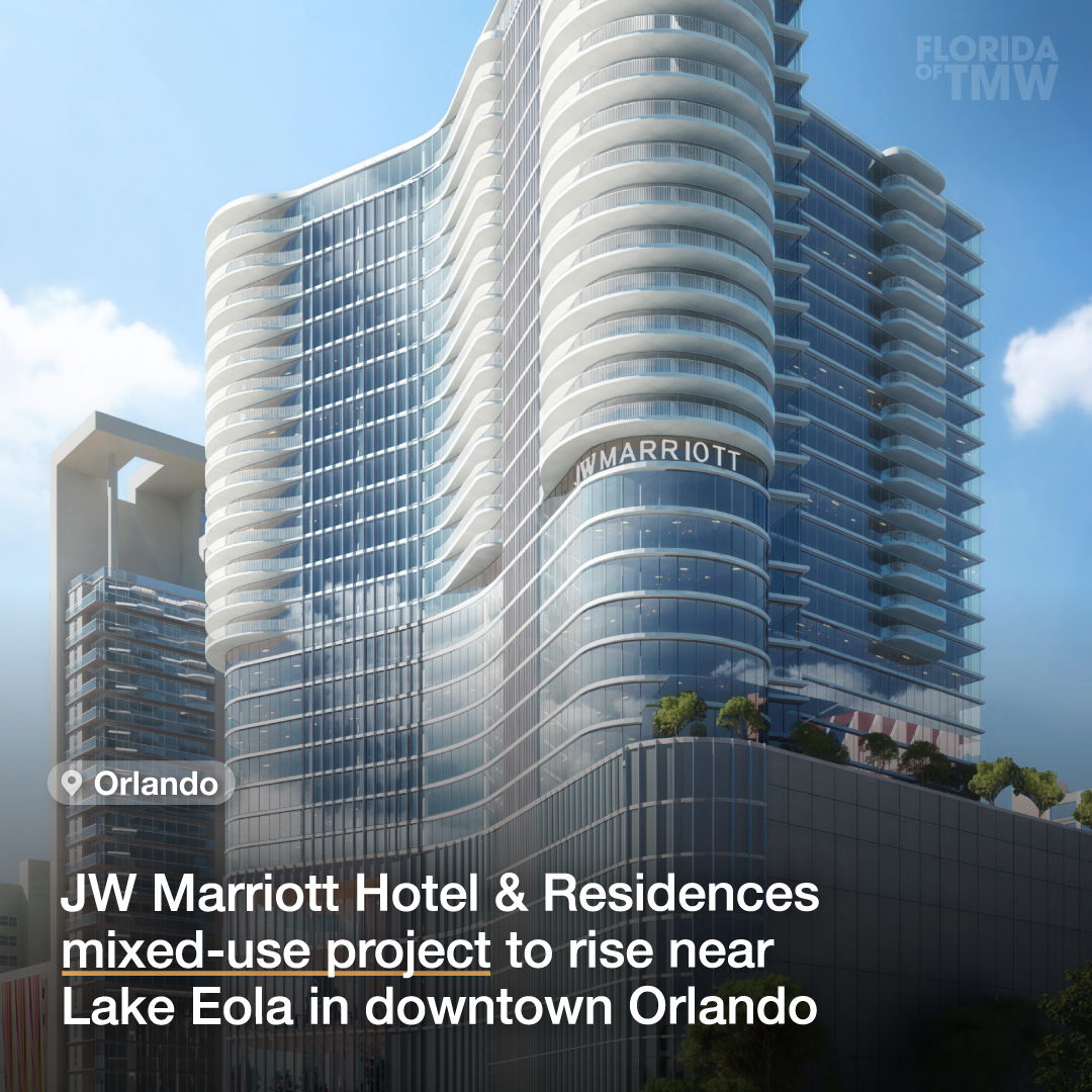 JW Marriott Hotel & Residences mixed-use project to rise near Lake Eola in downtown Orlando