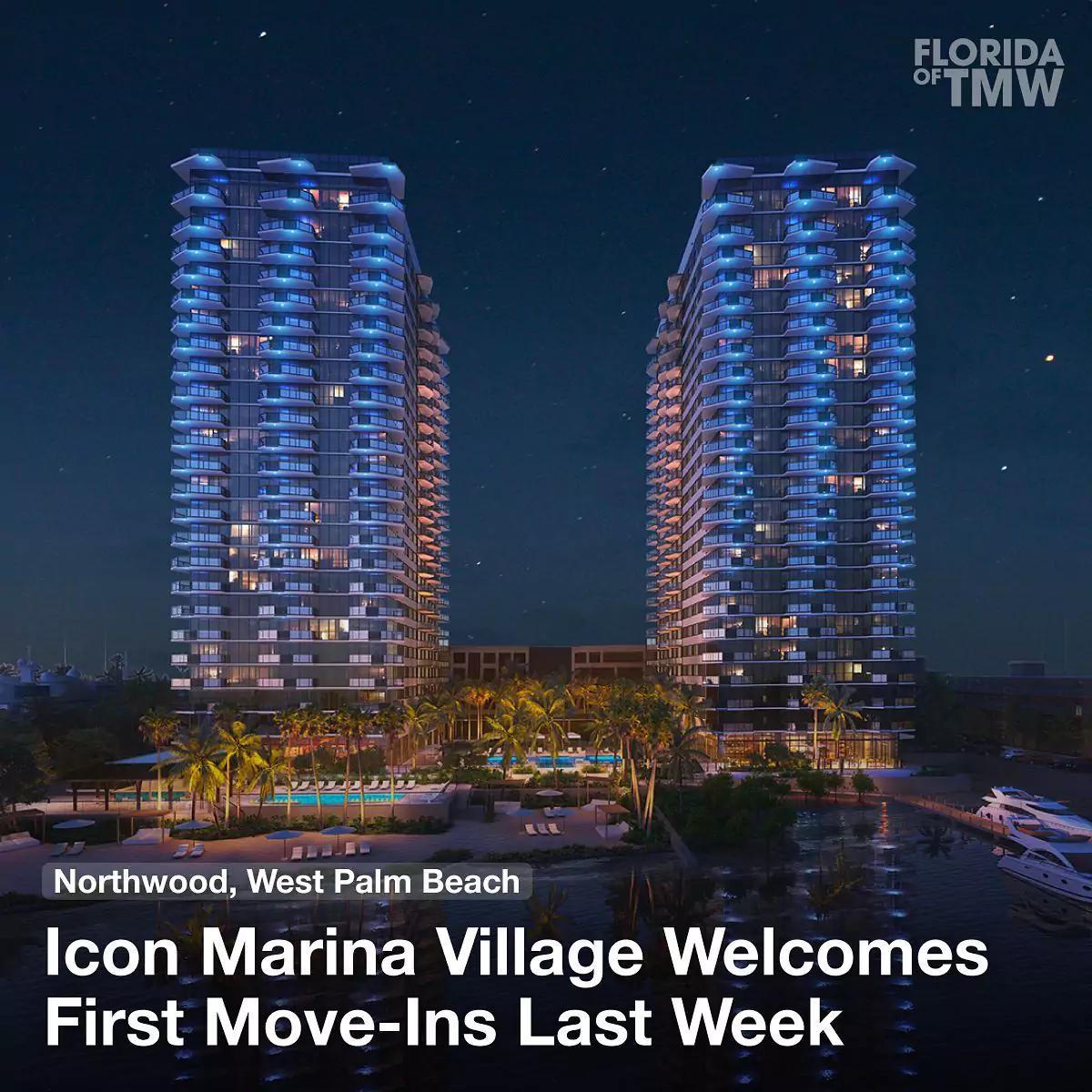 Icon Marina Village Welcomes First Move-Ins Last Week