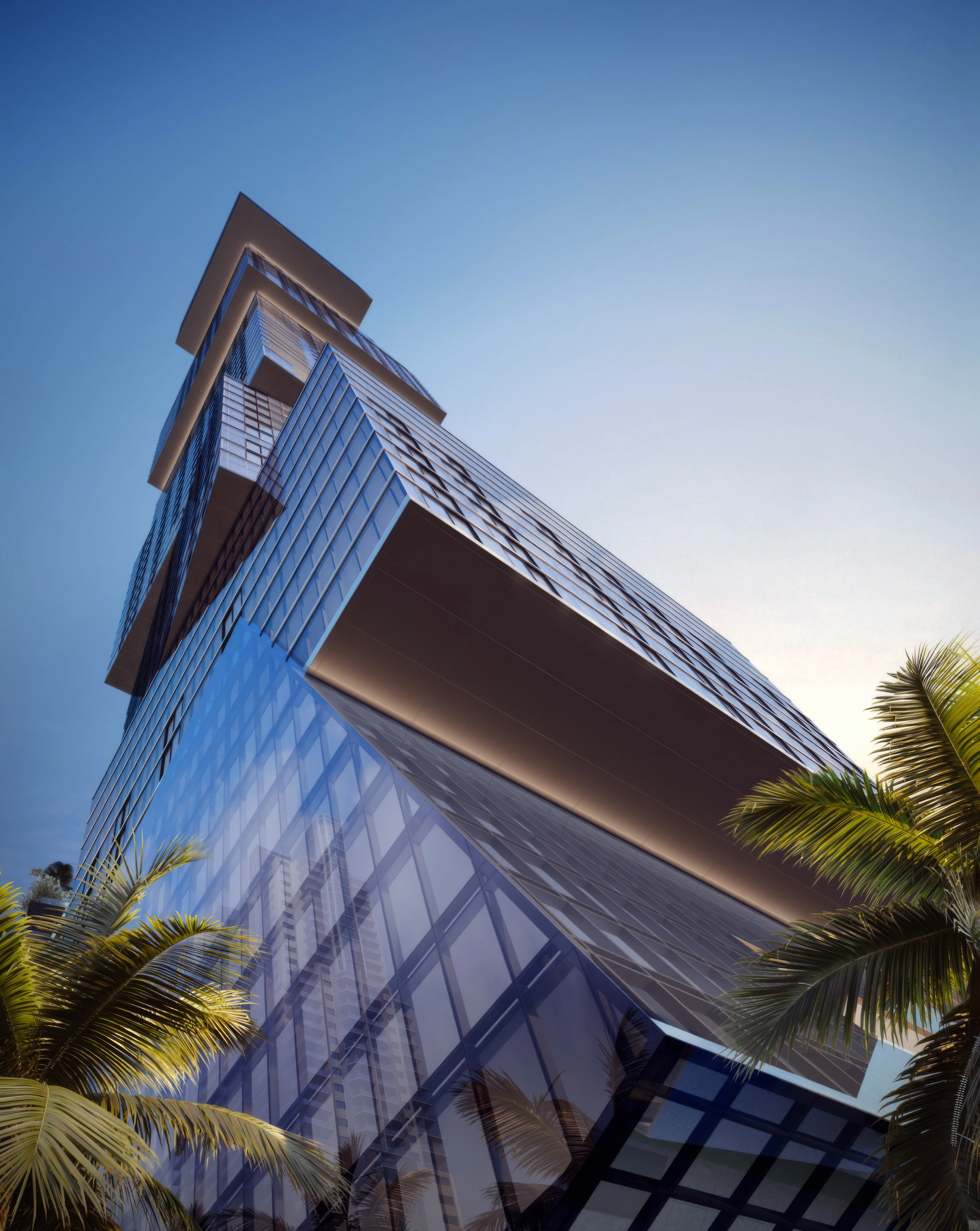 Miami’s first of many supertall skyscrapers, the 100-story Waldorf Astoria Hotel and Residences receives the green light to go vertical