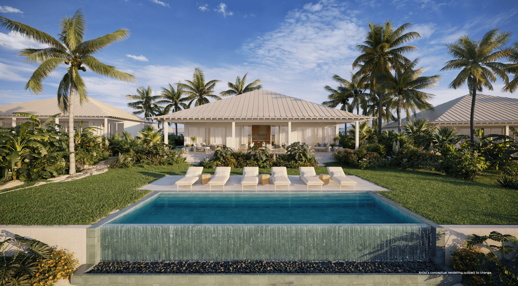 Rendering of Montage Cay's Shore Cottages in The Abacos, Bahamas