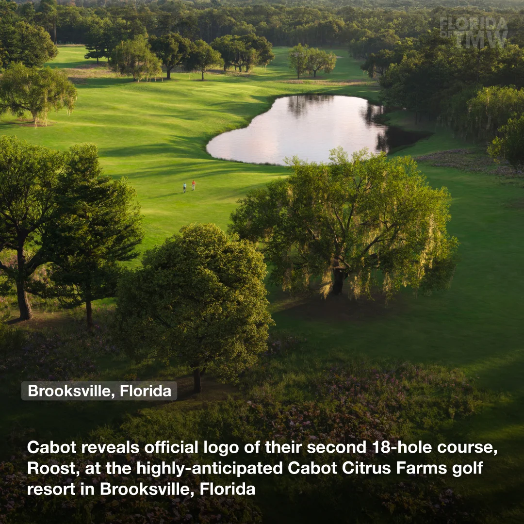 Cabot reveals official logo of their second 18-hole course, Roost, at the highly-anticipated Cabot Citrus Farms golf resort in Brooksville, Florida