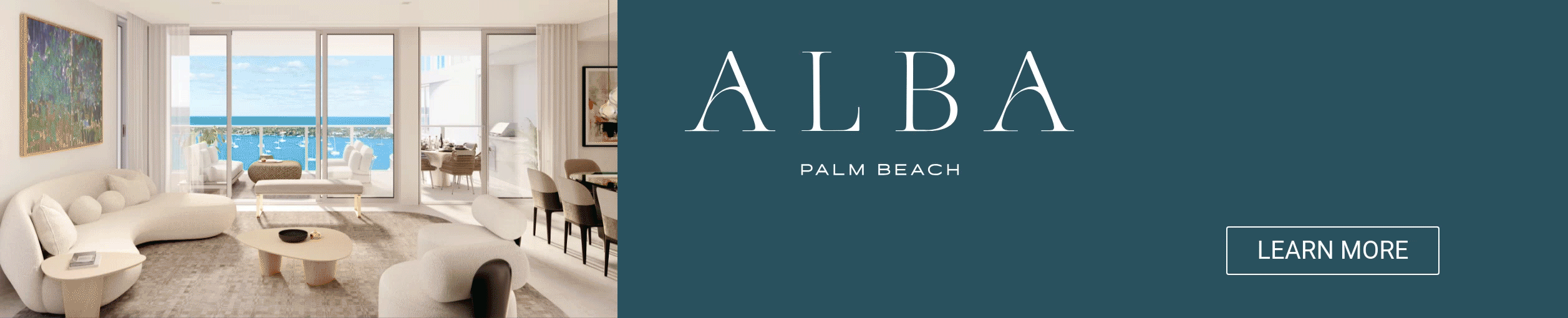 Alba Palm Beach, the luxury residential development offering direct water access and slips