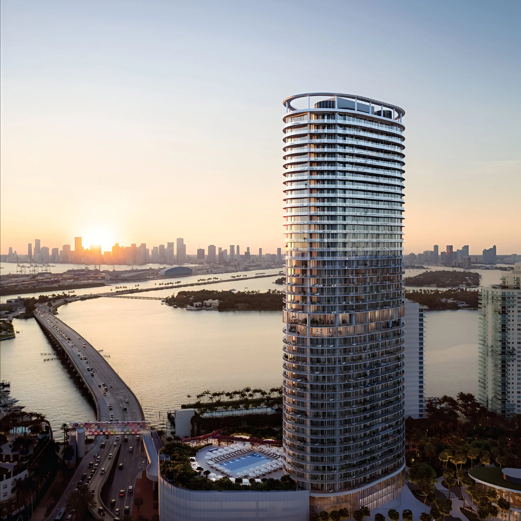 Five Park tops off construction, becomes the tallest building on South Beach, announce 2024 move-ins