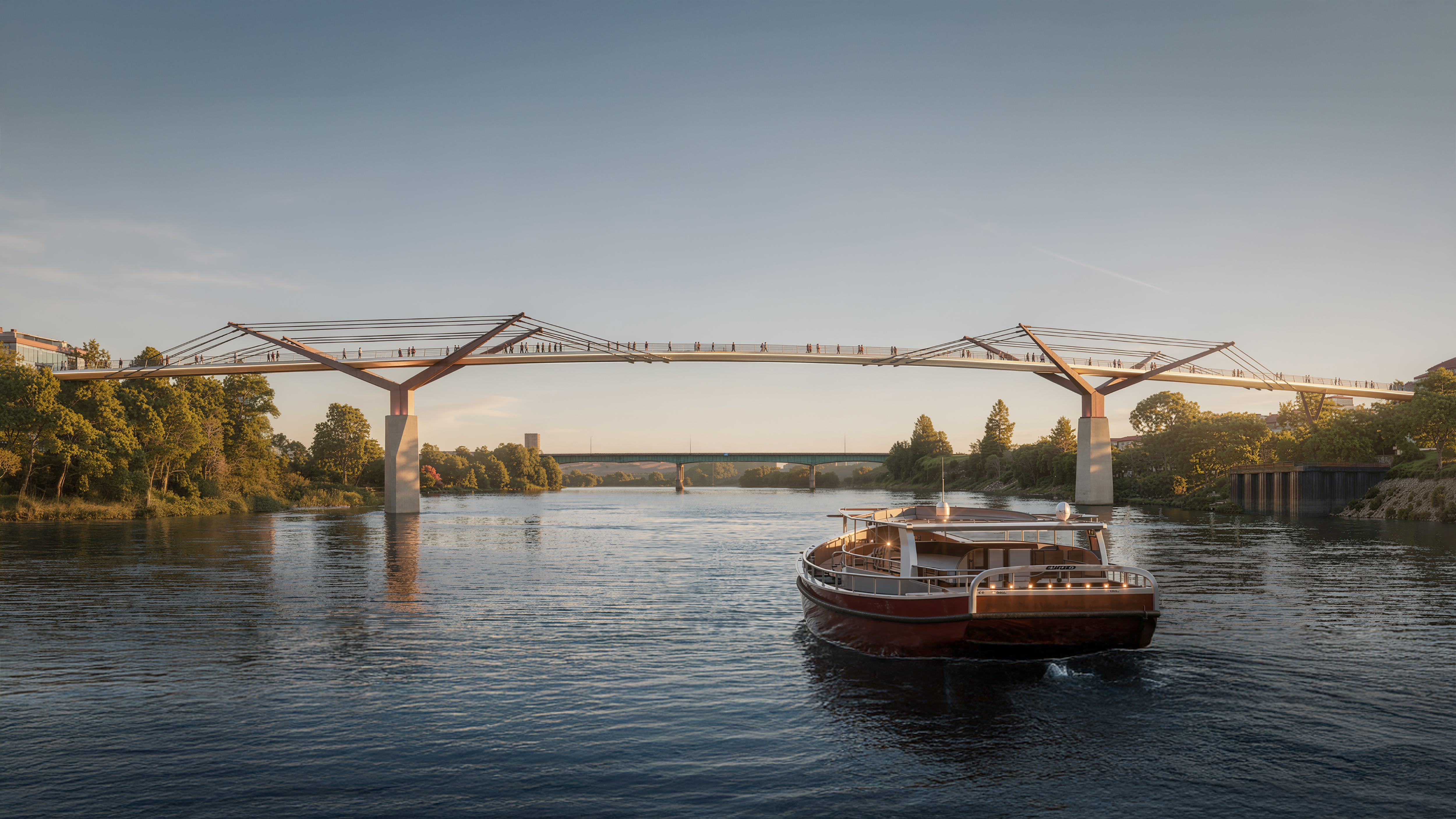Oracle unveils new look at Nashville’s Foster+Partners-designed pedestrian bridge