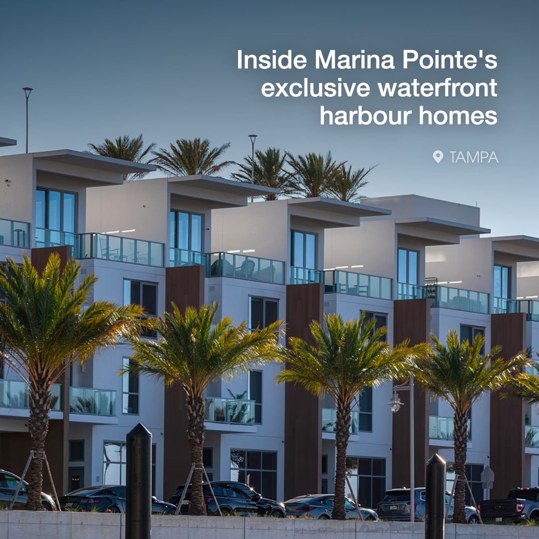 Inside Tampa Bay's premier waterfront harbour homes