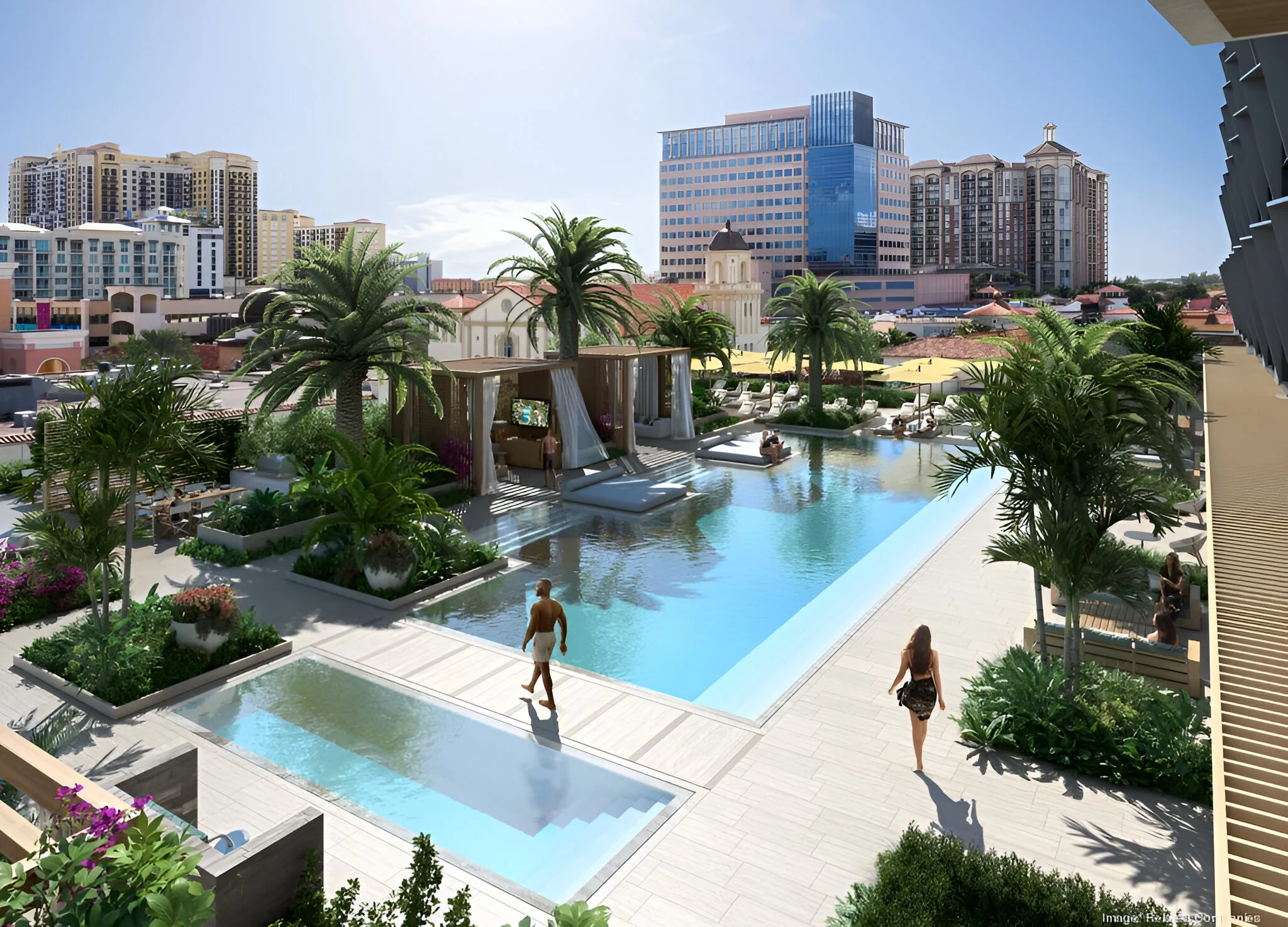 575 Rosemary, a mixed-use apartment development in the heart of The Square nears completion
