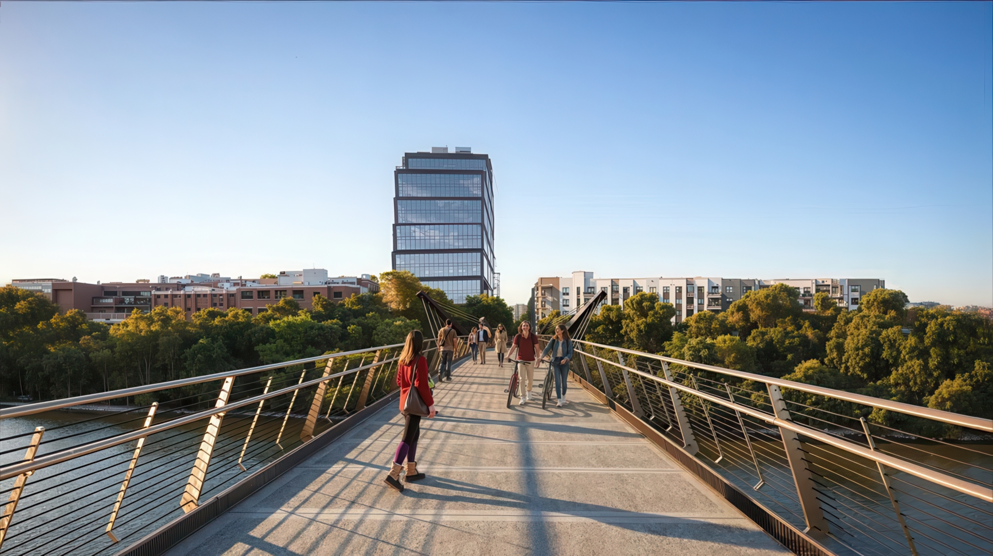 Oracle unveils new look at Nashville’s Foster+Partners-designed pedestrian bridge