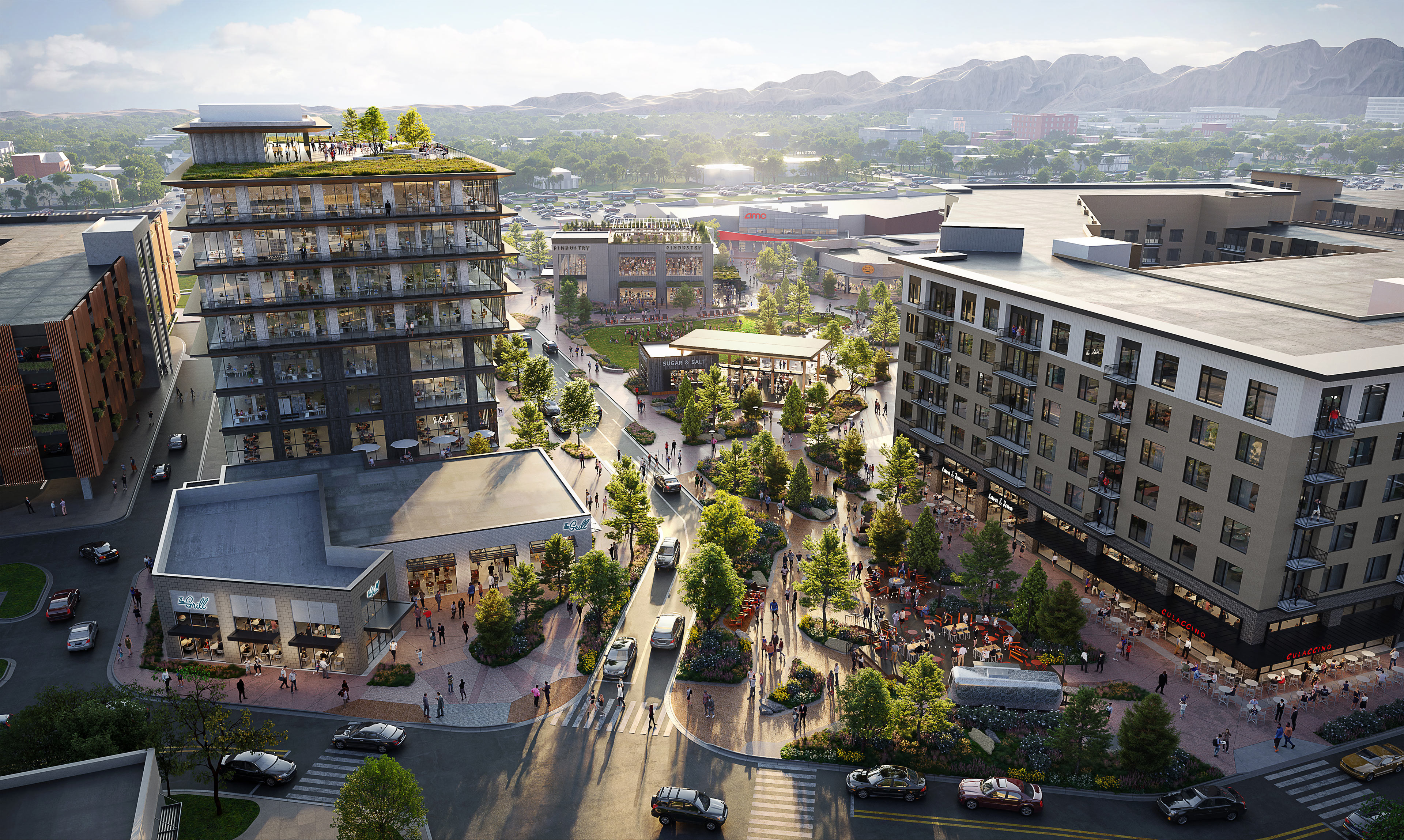 A massive dining and entertainment district is rising in Broomfield