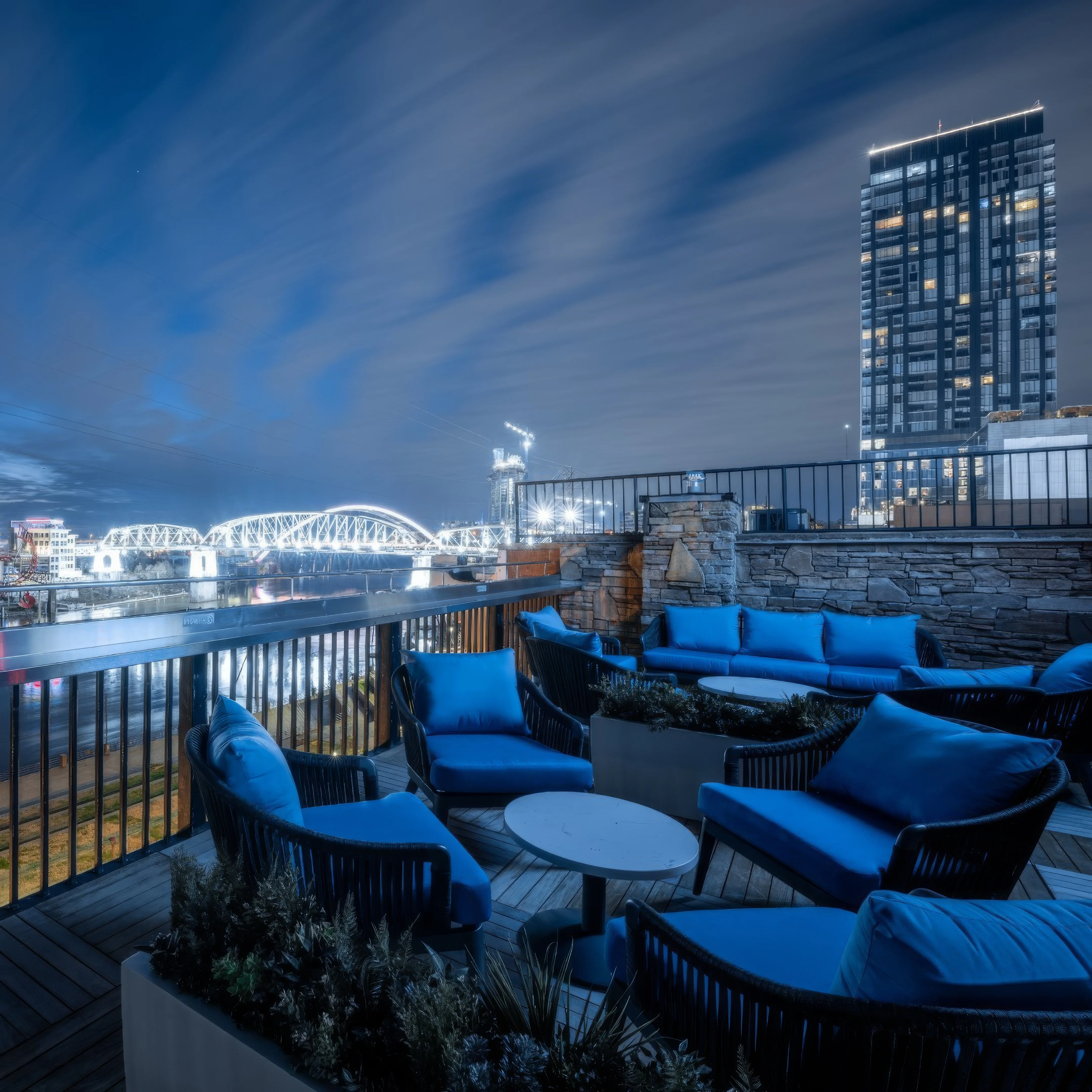 AVA Rooftop Bar, a new Mediterranean-inspired oasis, is set to open this Friday on top of Nashville Live! in downtown Nashville, with plans to bring notable DJs