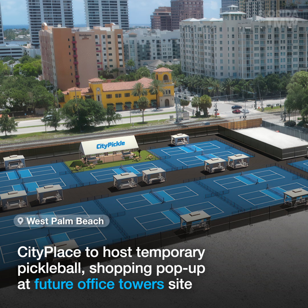 CityPlace to host temporary pickleball, shopping pop-up at future office towers site