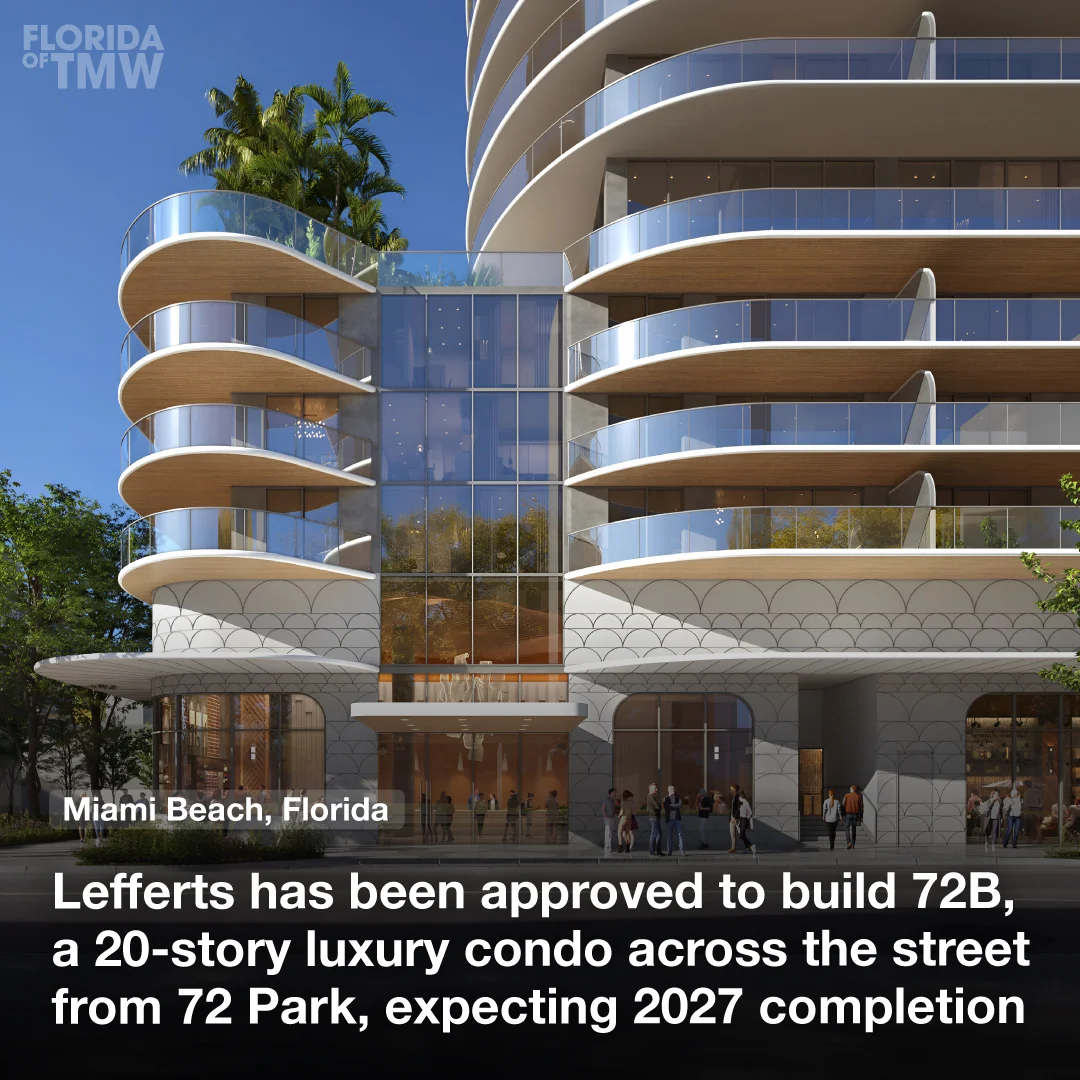 Lefferts has been approved to build 72B, a 20-story luxury condo across the street from 72 Park