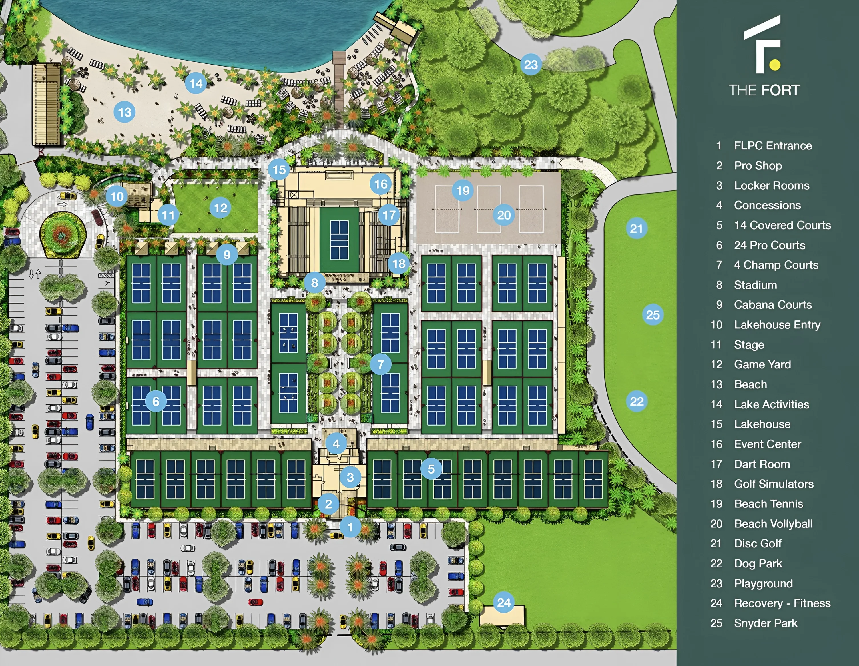 World’s first pickleball stadium, The Fort, nears completion in Fort Lauderdale