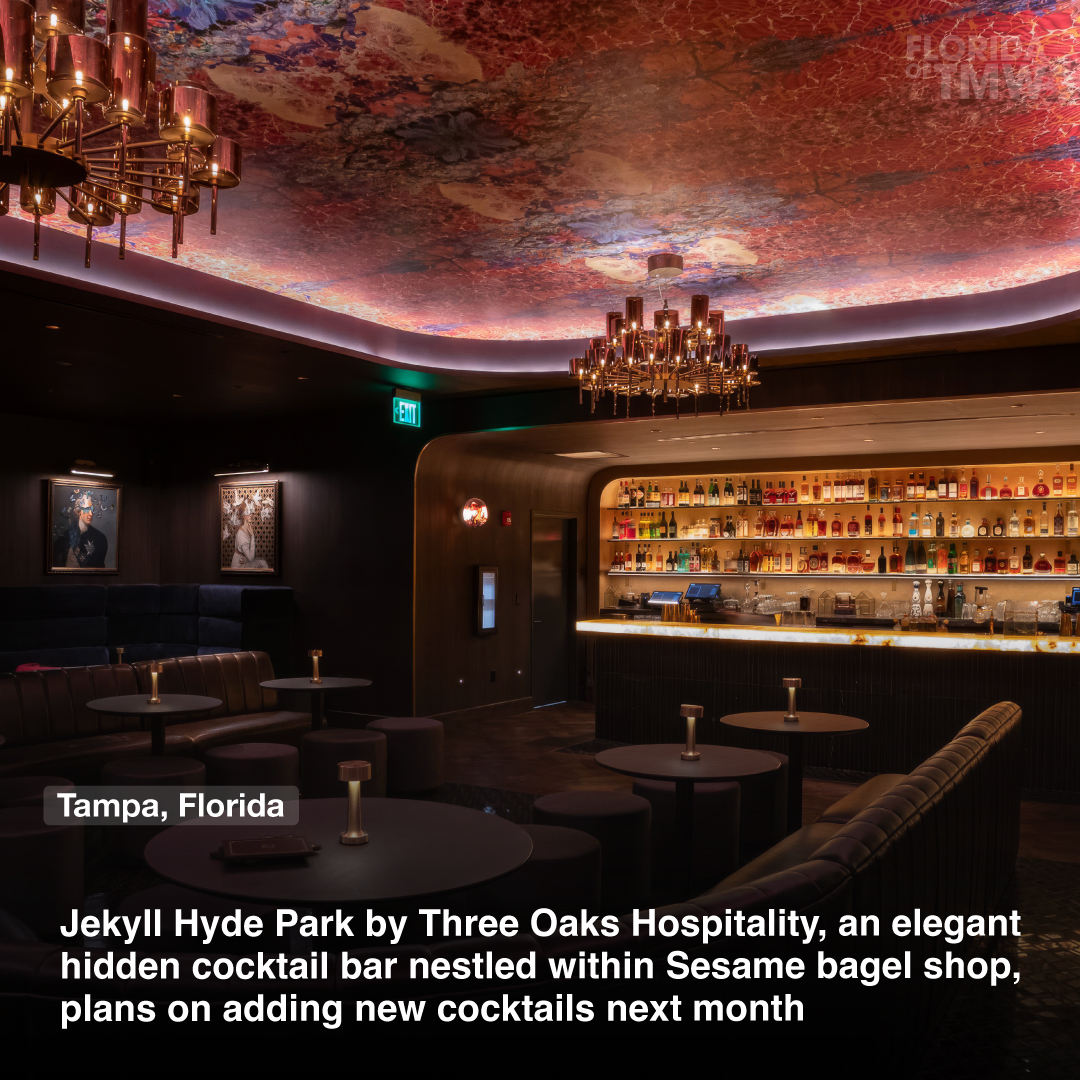 Jekyll Hyde Park by Three Oaks Hospitality, an elegant hidden cocktail bar nestled within the Sesame bagel shop, plans on adding new cocktails next month