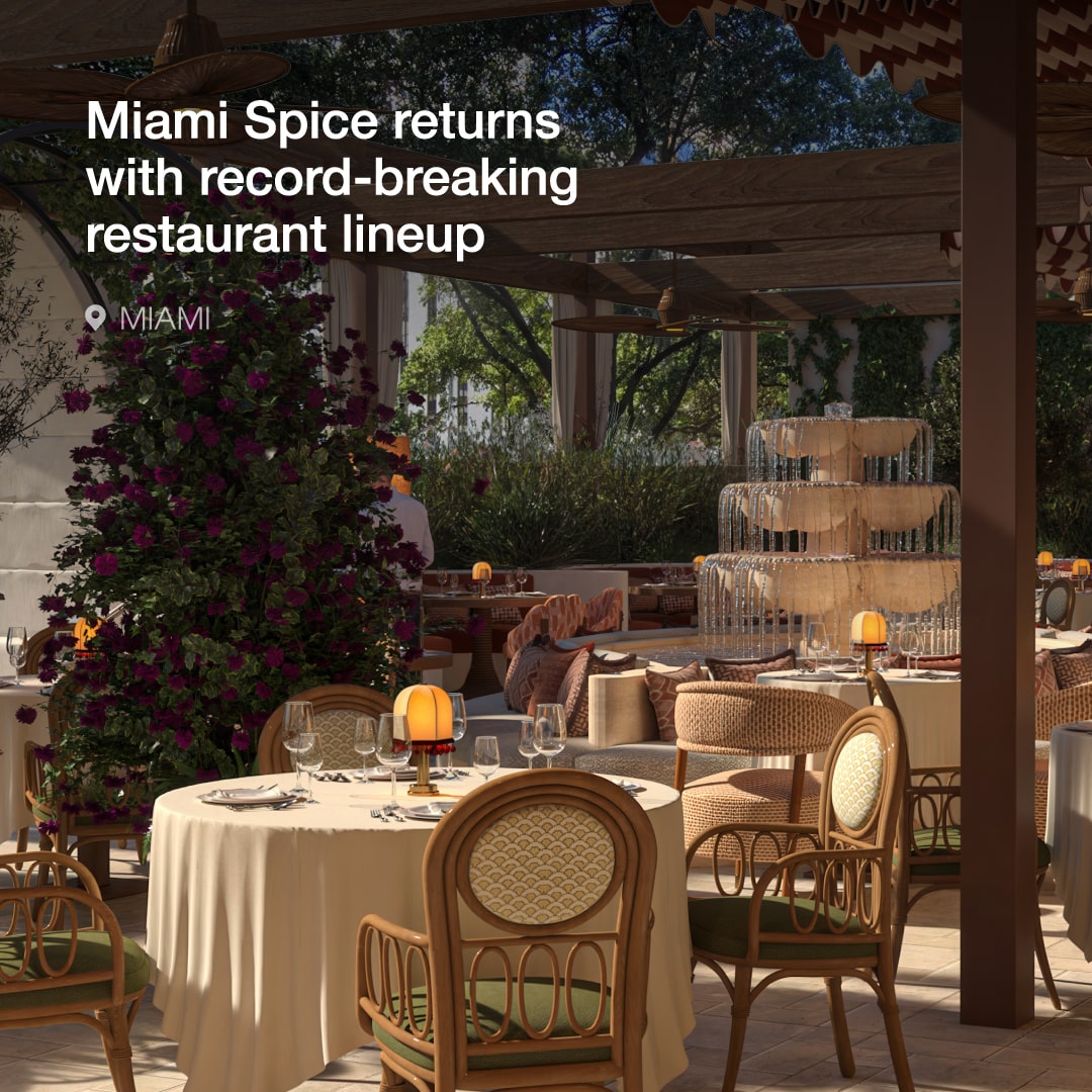 Miami Spice celebrates 24 years and returns with record-breaking restaurant lineup