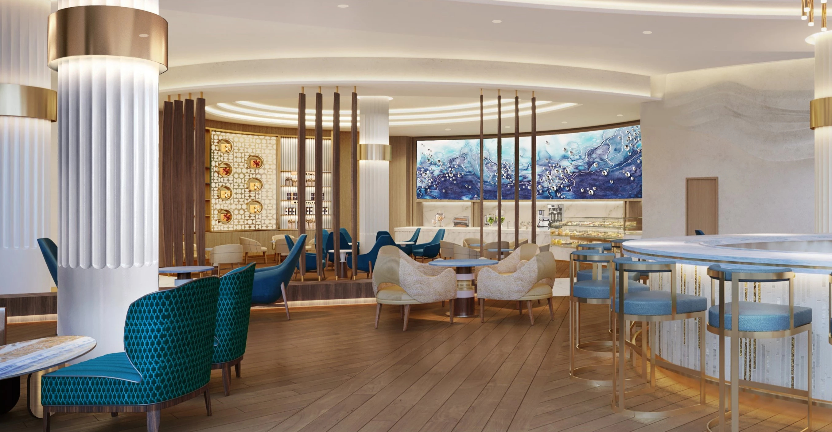 Elate Market Café, breakfast lobby at Pier Sixty-Six