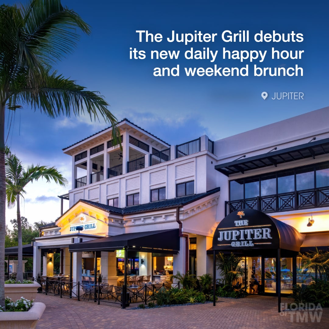 The Jupiter Grill debuts its new daily happy hour and weekend brunch