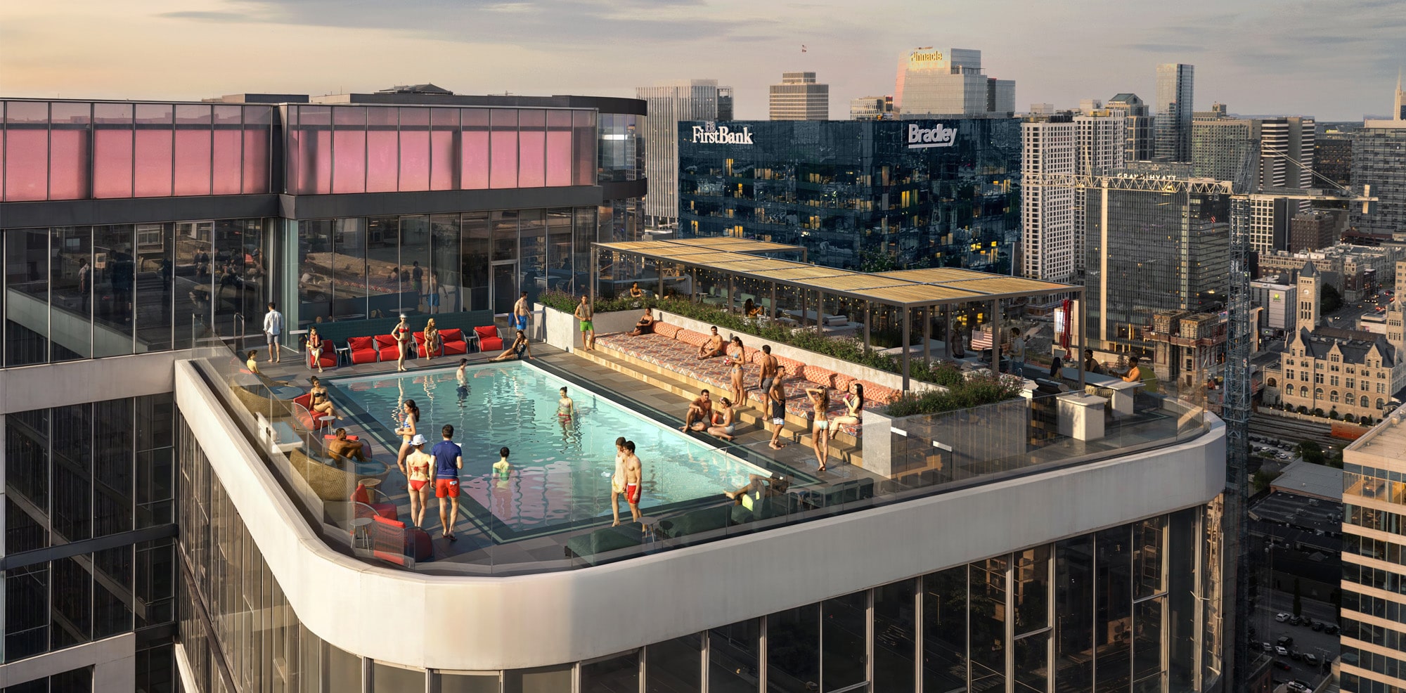 Albion Music Row to bring luxury interiors, restaurants, and retail by next fall.