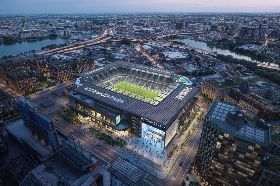 Etihad Park is transforming into Queens' fully electric stadium and future home of NYCFC